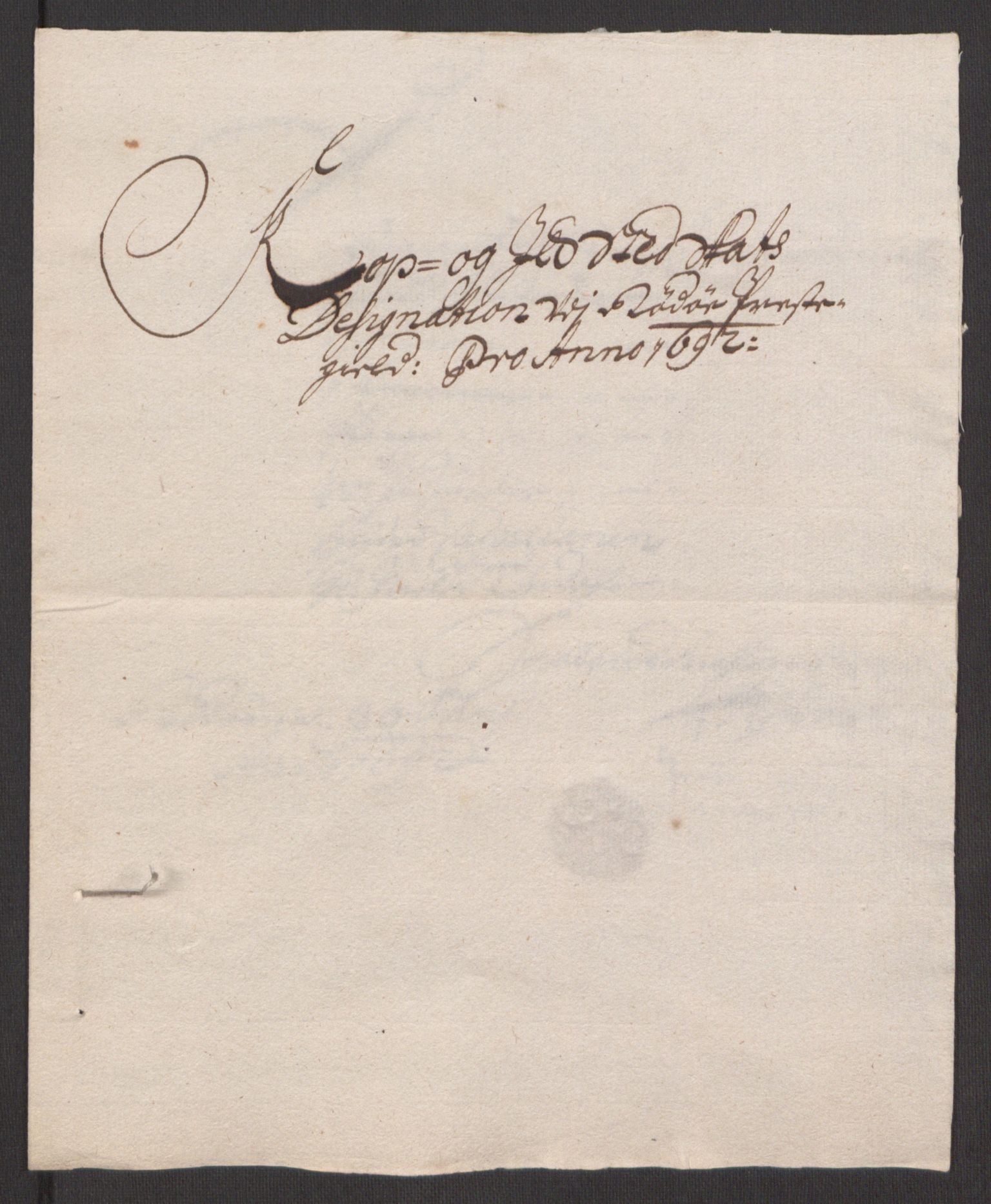 Rentekammeret inntil 1814, Reviderte regnskaper, Fogderegnskap, RA/EA-4092/R65/L4504: Fogderegnskap Helgeland, 1691-1692, p. 306