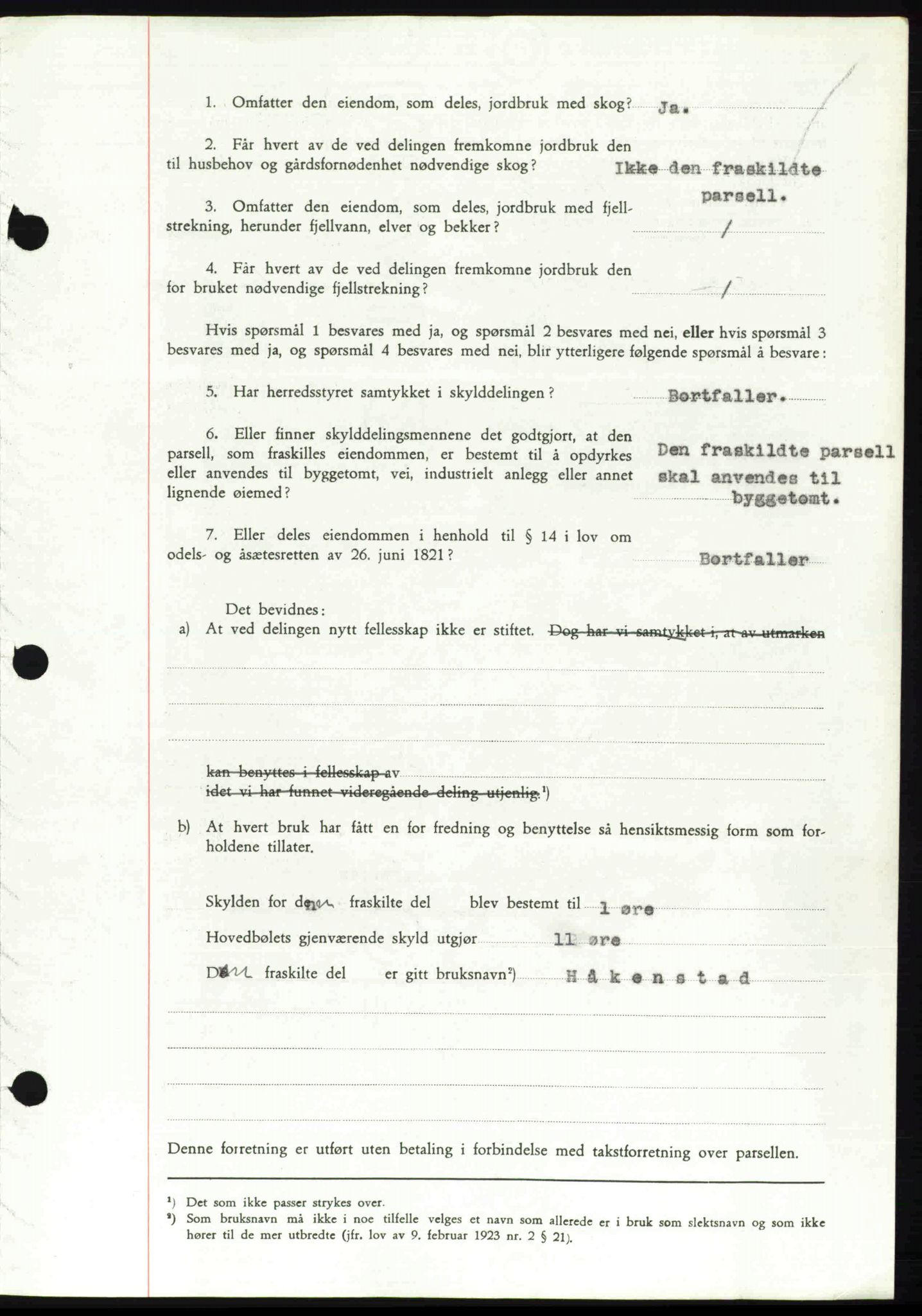 Toten tingrett, SAH/TING-006/H/Hb/Hbc/L0003: Mortgage book no. Hbc-03, 1937-1938, Diary no: : 2536/1937