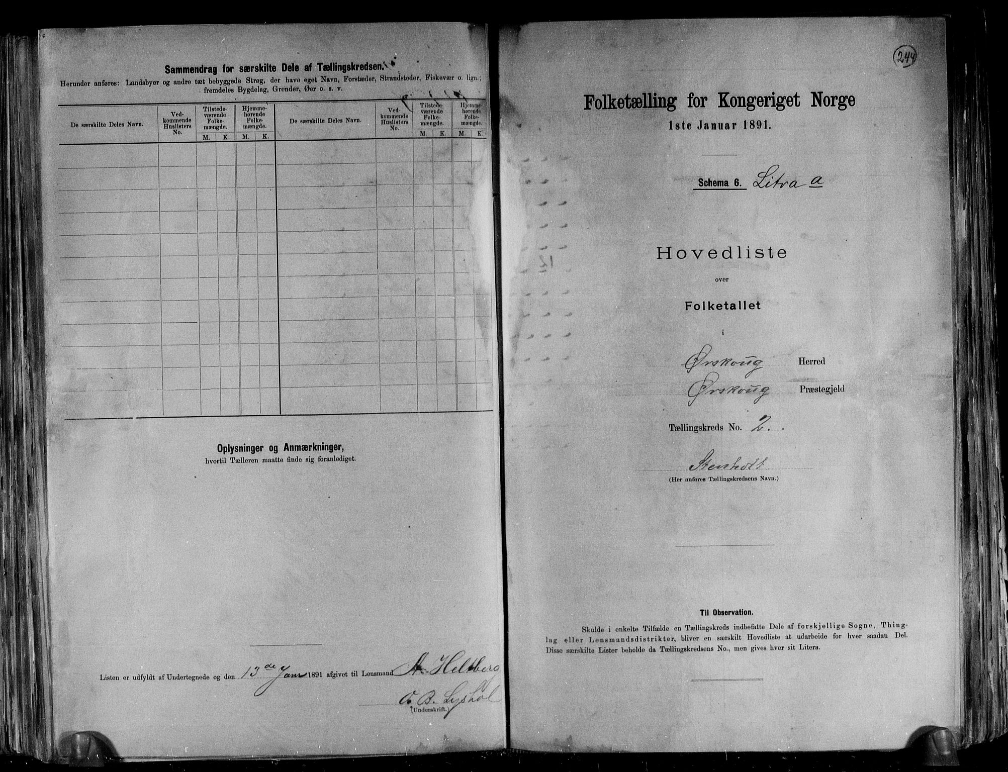 RA, 1891 census for 1527 Ørskog, 1891, p. 6