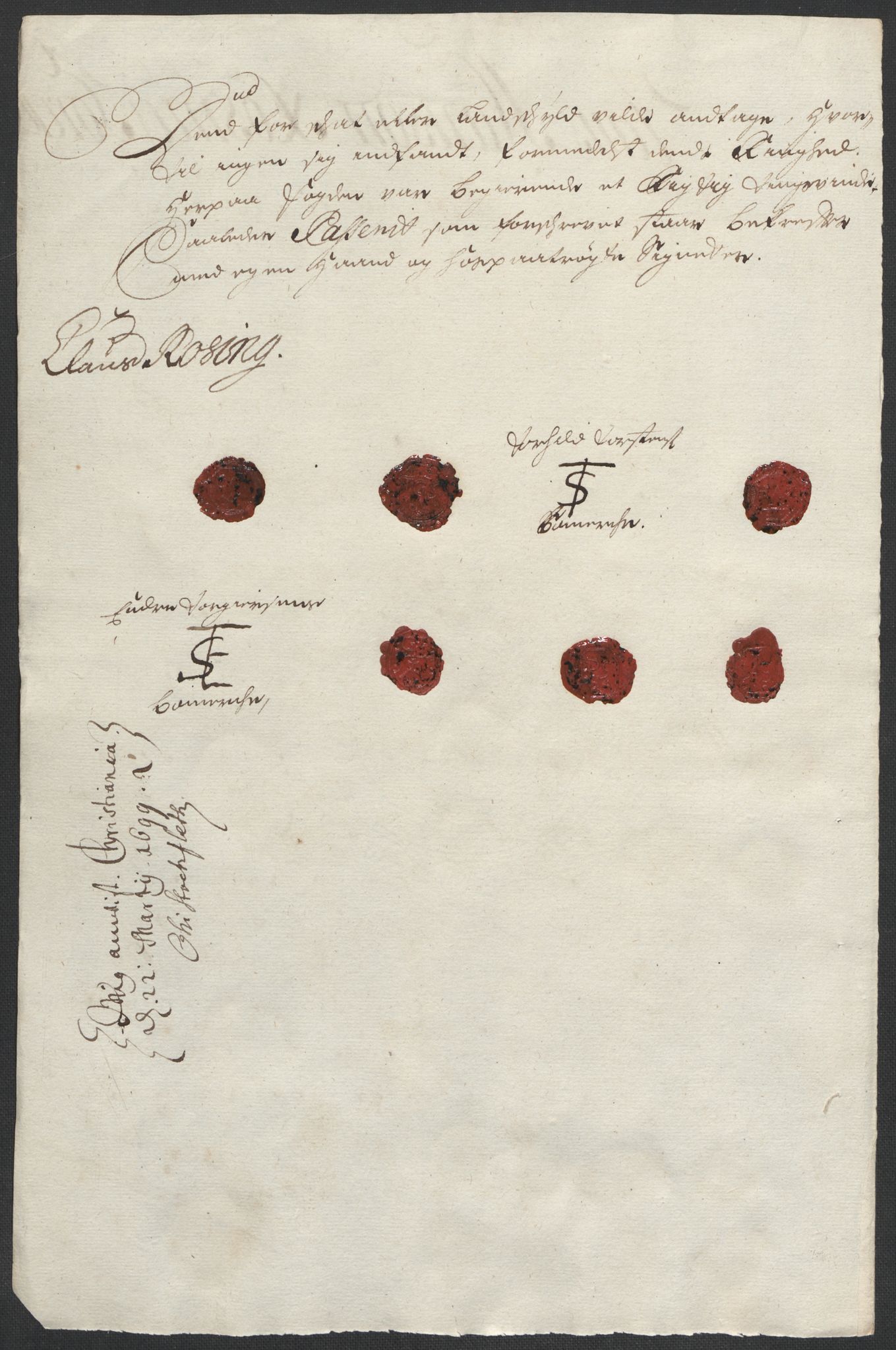 Rentekammeret inntil 1814, Reviderte regnskaper, Fogderegnskap, RA/EA-4092/R18/L1296: Fogderegnskap Hadeland, Toten og Valdres, 1698, p. 236