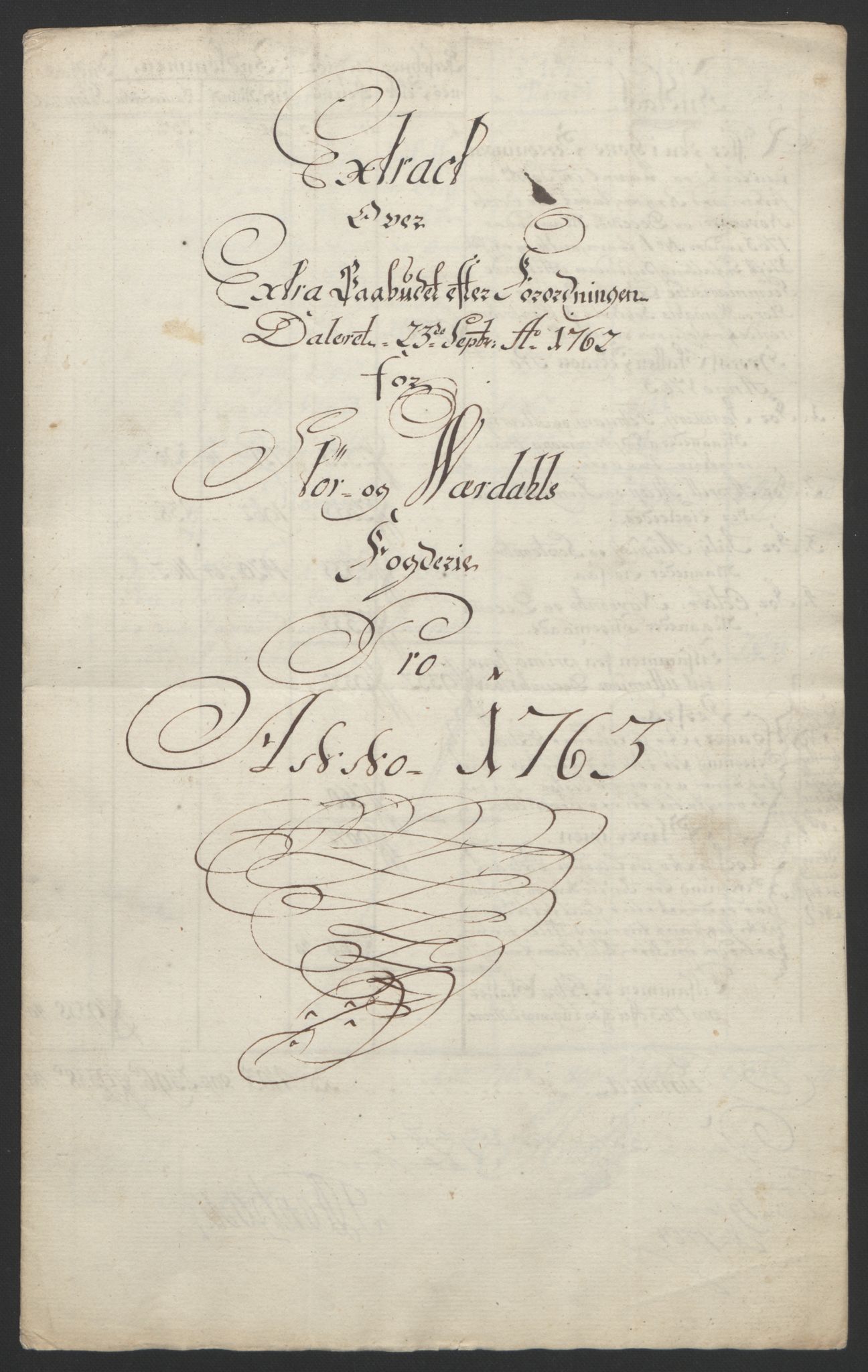 Rentekammeret inntil 1814, Reviderte regnskaper, Fogderegnskap, AV/RA-EA-4092/R62/L4303: Ekstraskatten Stjørdal og Verdal, 1762-1763, p. 53