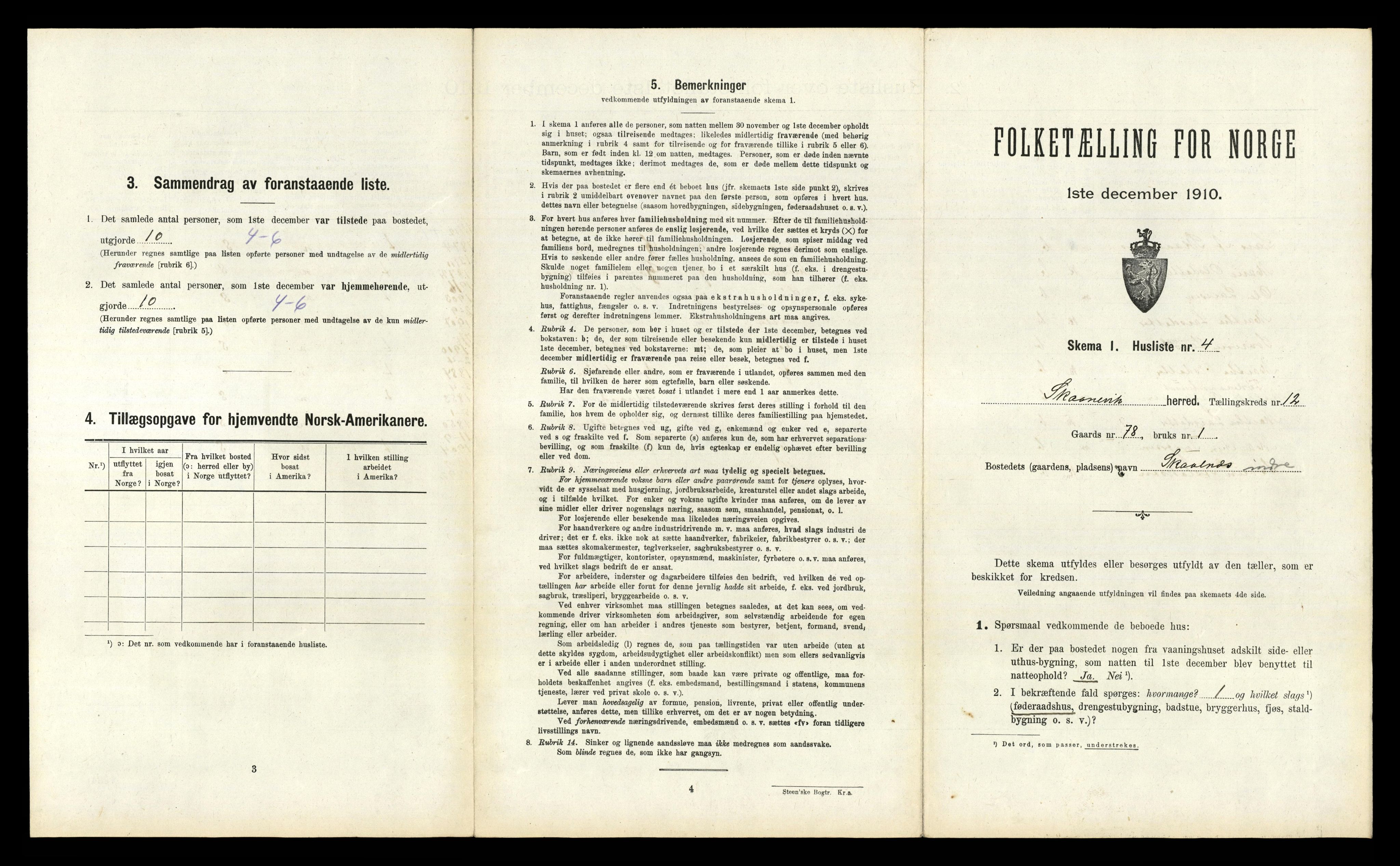 RA, 1910 census for Skånevik, 1910, p. 633