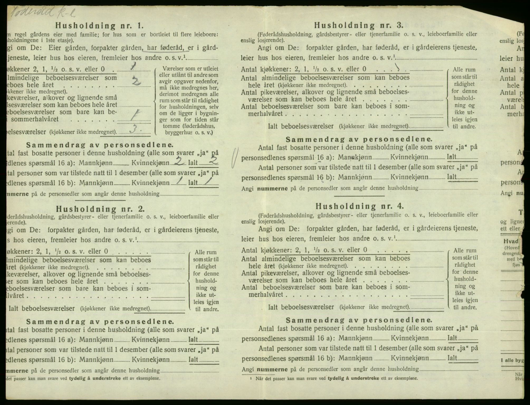 SAB, 1920 census for Fjelberg, 1920, p. 549