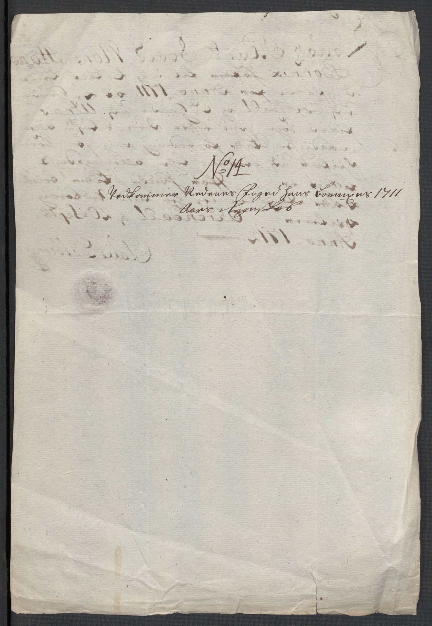 Rentekammeret inntil 1814, Reviderte regnskaper, Fogderegnskap, AV/RA-EA-4092/R39/L2319: Fogderegnskap Nedenes, 1710-1711, p. 305