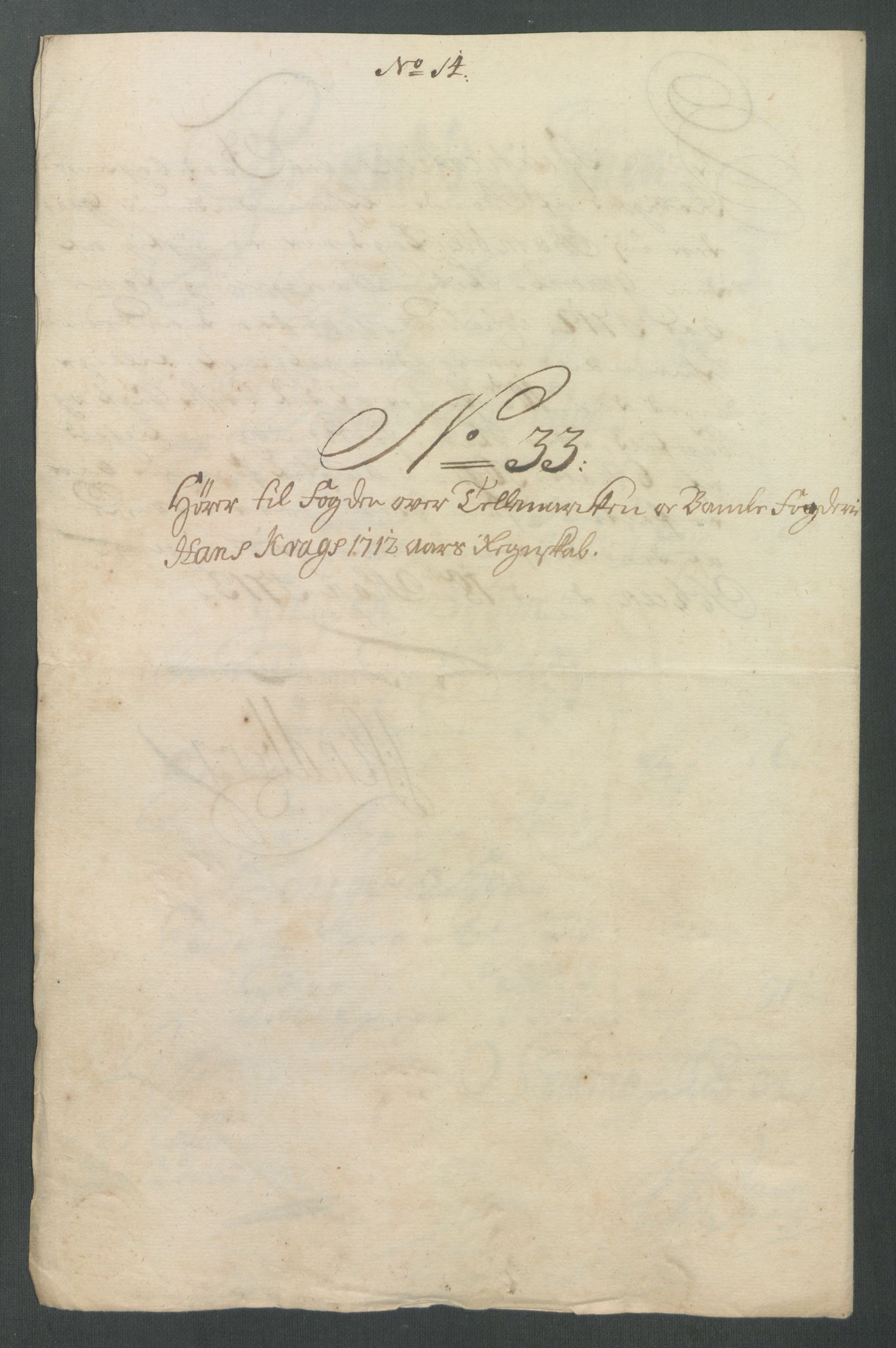 Rentekammeret inntil 1814, Reviderte regnskaper, Fogderegnskap, RA/EA-4092/R36/L2123: Fogderegnskap Øvre og Nedre Telemark og Bamble, 1712, p. 284