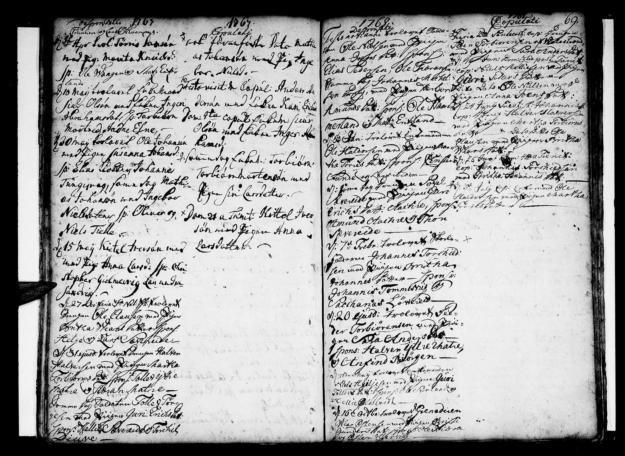 Skånevik sokneprestembete, SAB/A-77801/H/Haa: Parish register (official) no. A 1, 1745-1789, p. 69