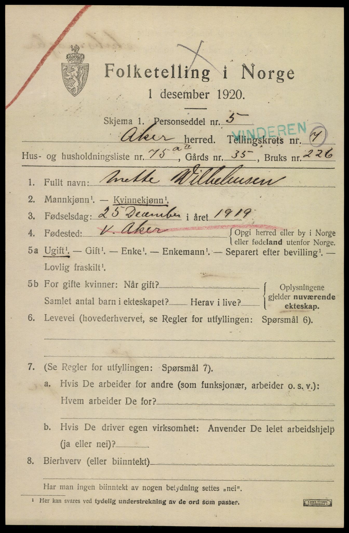 SAO, 1920 census for Aker, 1920, p. 48270