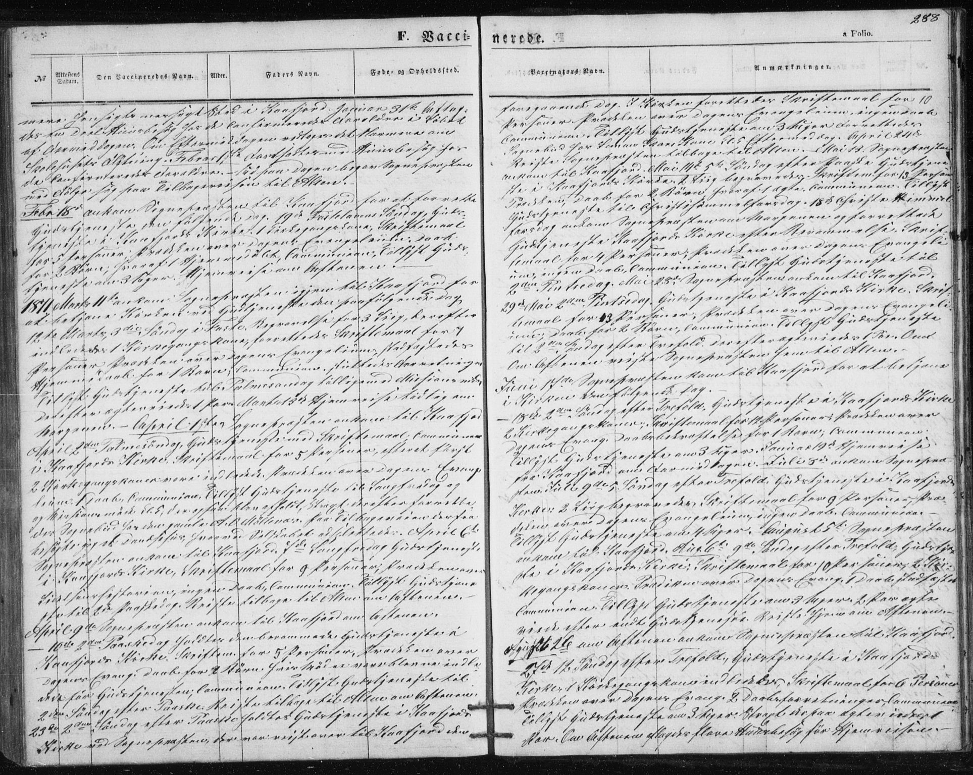 Alta sokneprestkontor, SATØ/S-1338/H/Hb/L0002.klokk: Parish register (copy) no. 2, 1856-1880, p. 288