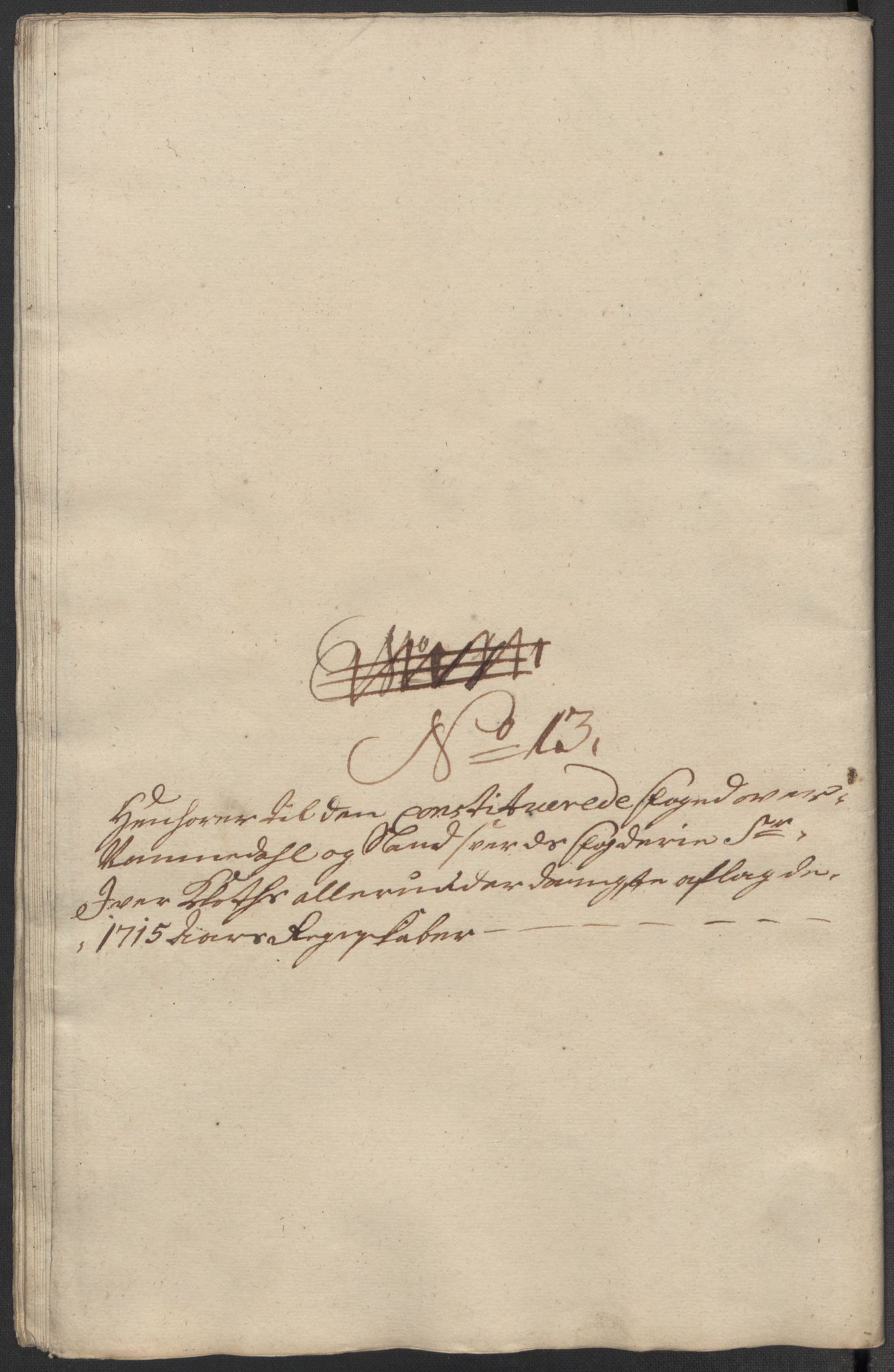 Rentekammeret inntil 1814, Reviderte regnskaper, Fogderegnskap, AV/RA-EA-4092/R24/L1591: Fogderegnskap Numedal og Sandsvær, 1715, p. 341
