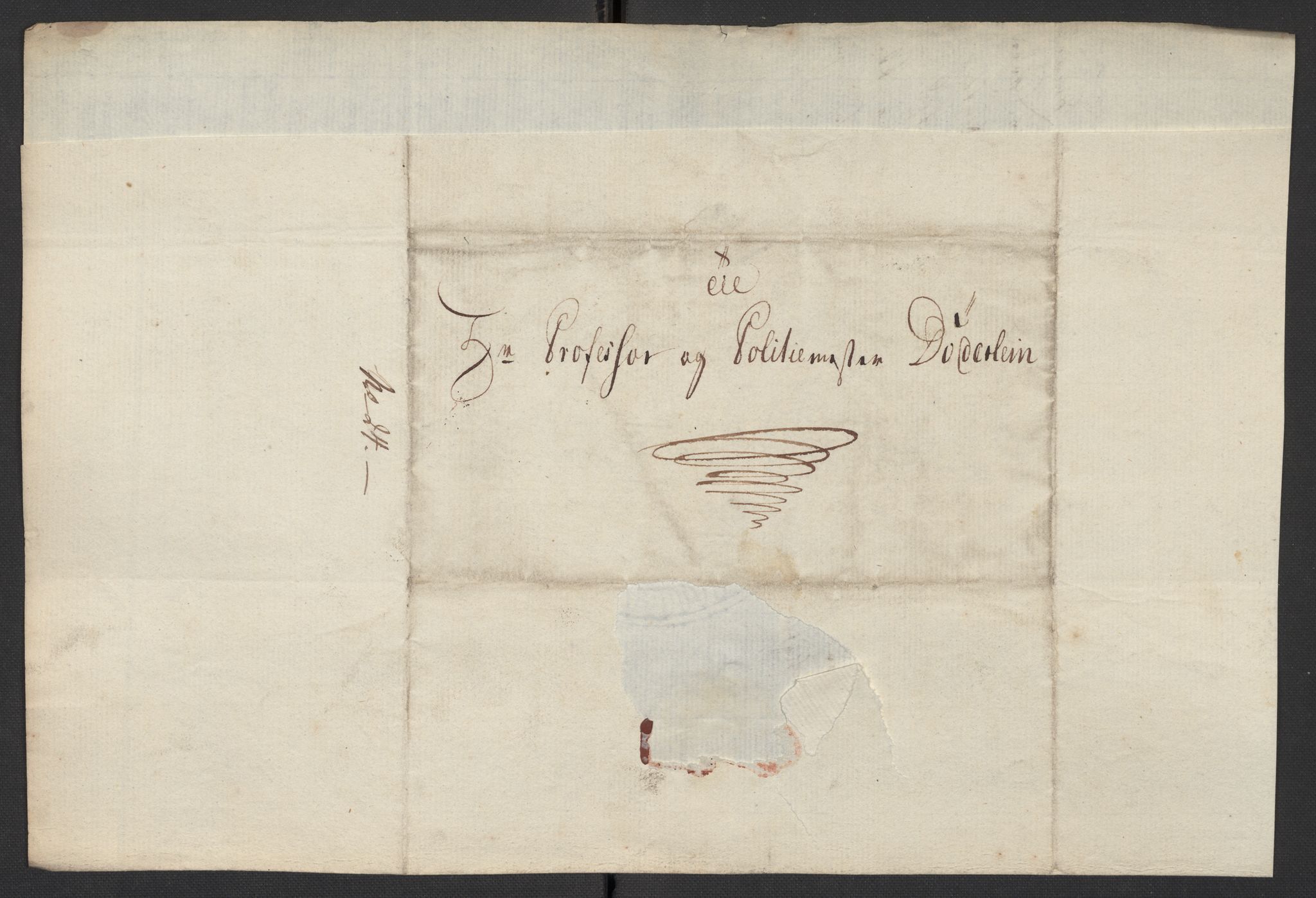 Oslo politidistrikt, AV/SAO-A-10085/D/Da/L0003: Innkomne brev, pro memoria m.v., 1781, p. 64