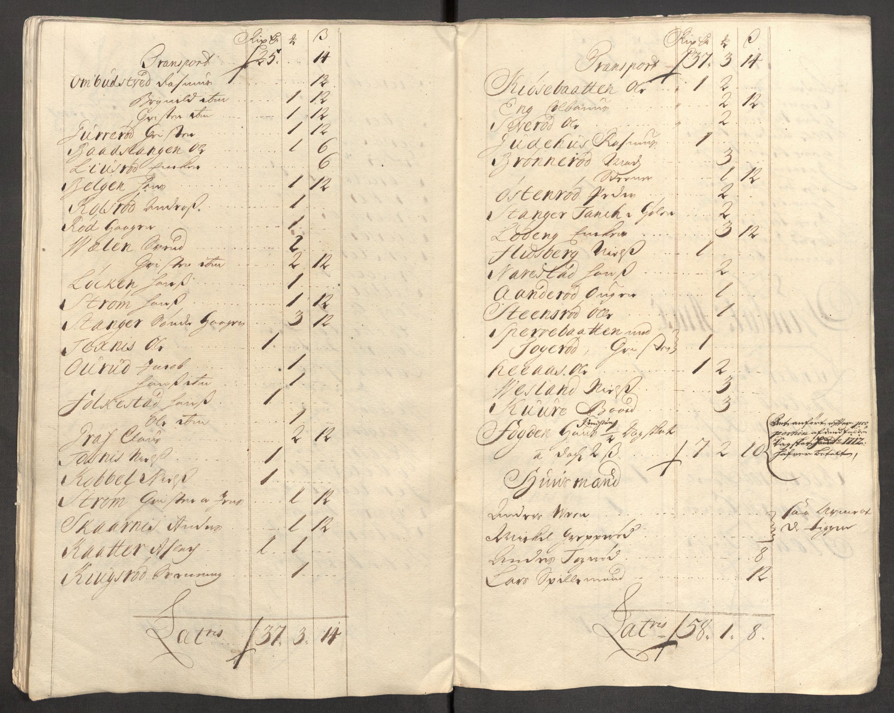 Rentekammeret inntil 1814, Reviderte regnskaper, Fogderegnskap, AV/RA-EA-4092/R04/L0138: Fogderegnskap Moss, Onsøy, Tune, Veme og Åbygge, 1713-1714, p. 86
