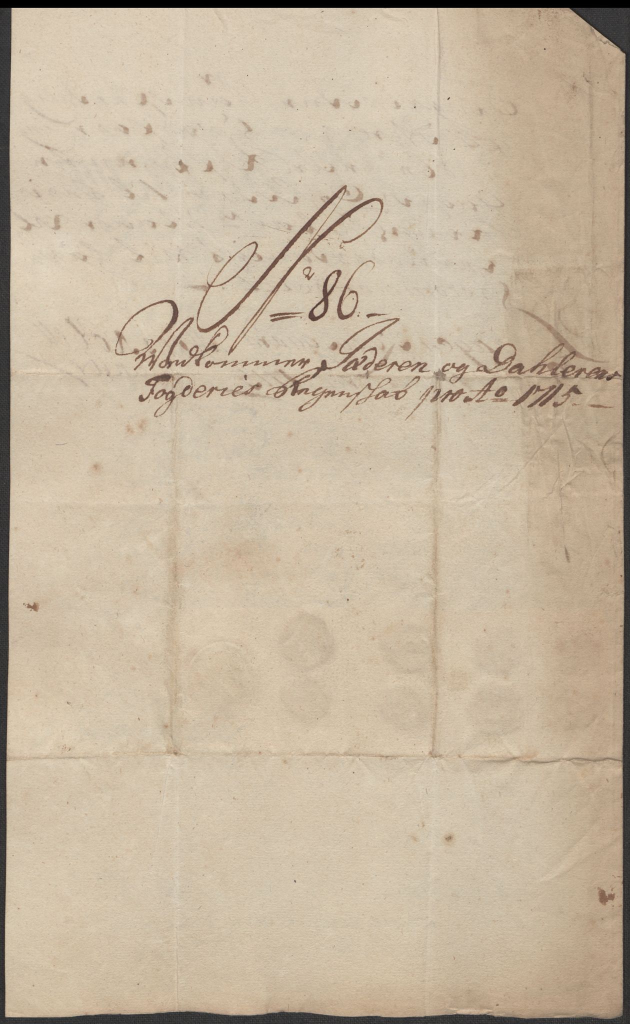 Rentekammeret inntil 1814, Reviderte regnskaper, Fogderegnskap, AV/RA-EA-4092/R46/L2740: Fogderegnskap Jæren og Dalane, 1715-1716, p. 270