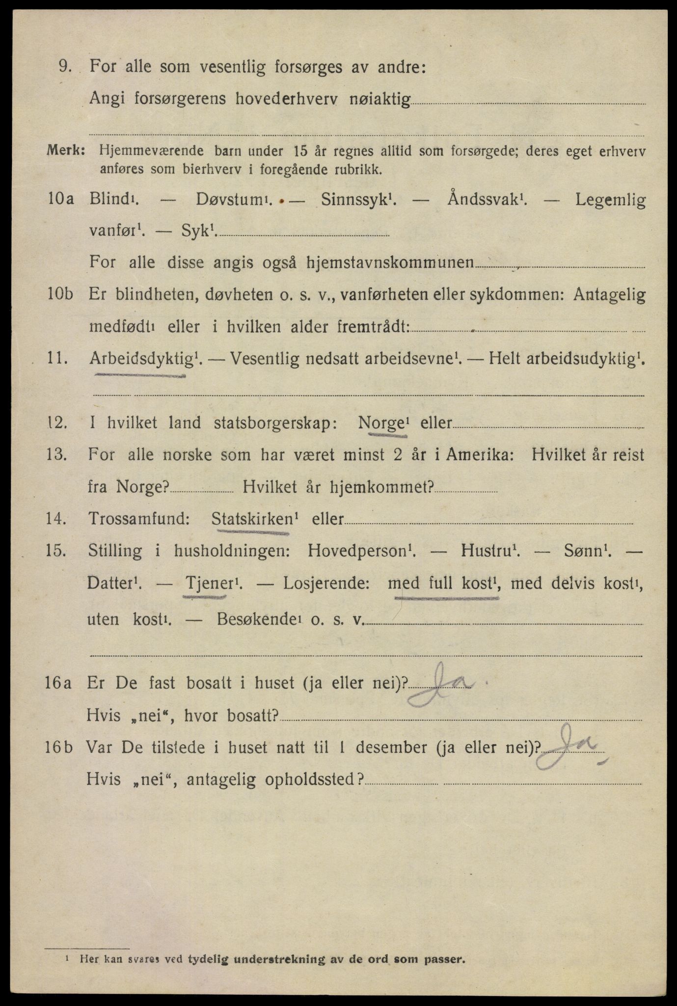 SAO, 1920 census for Skedsmo, 1920, p. 5174