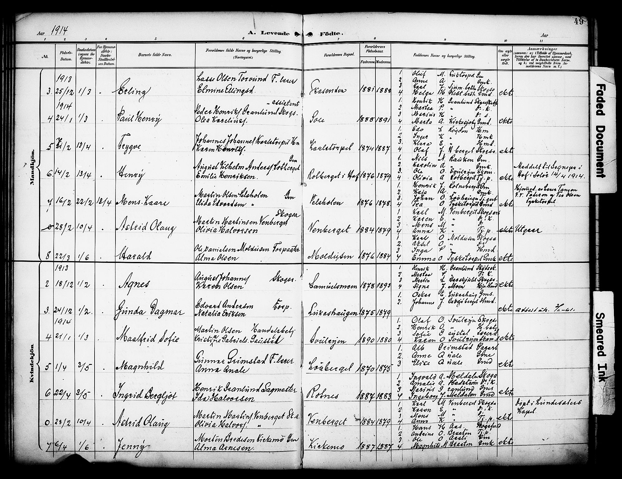 Grue prestekontor, SAH/PREST-036/H/Ha/Haa/L0014: Parish register (official) no. 14, 1898-1915, p. 49