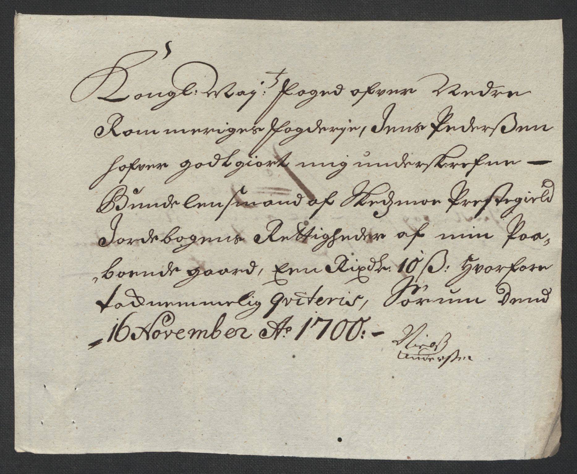 Rentekammeret inntil 1814, Reviderte regnskaper, Fogderegnskap, AV/RA-EA-4092/R11/L0583: Fogderegnskap Nedre Romerike, 1700, p. 257