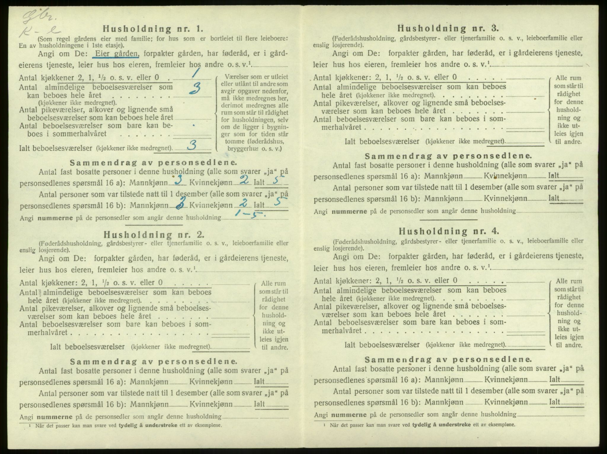 SAB, 1920 census for Kinn, 1920, p. 170