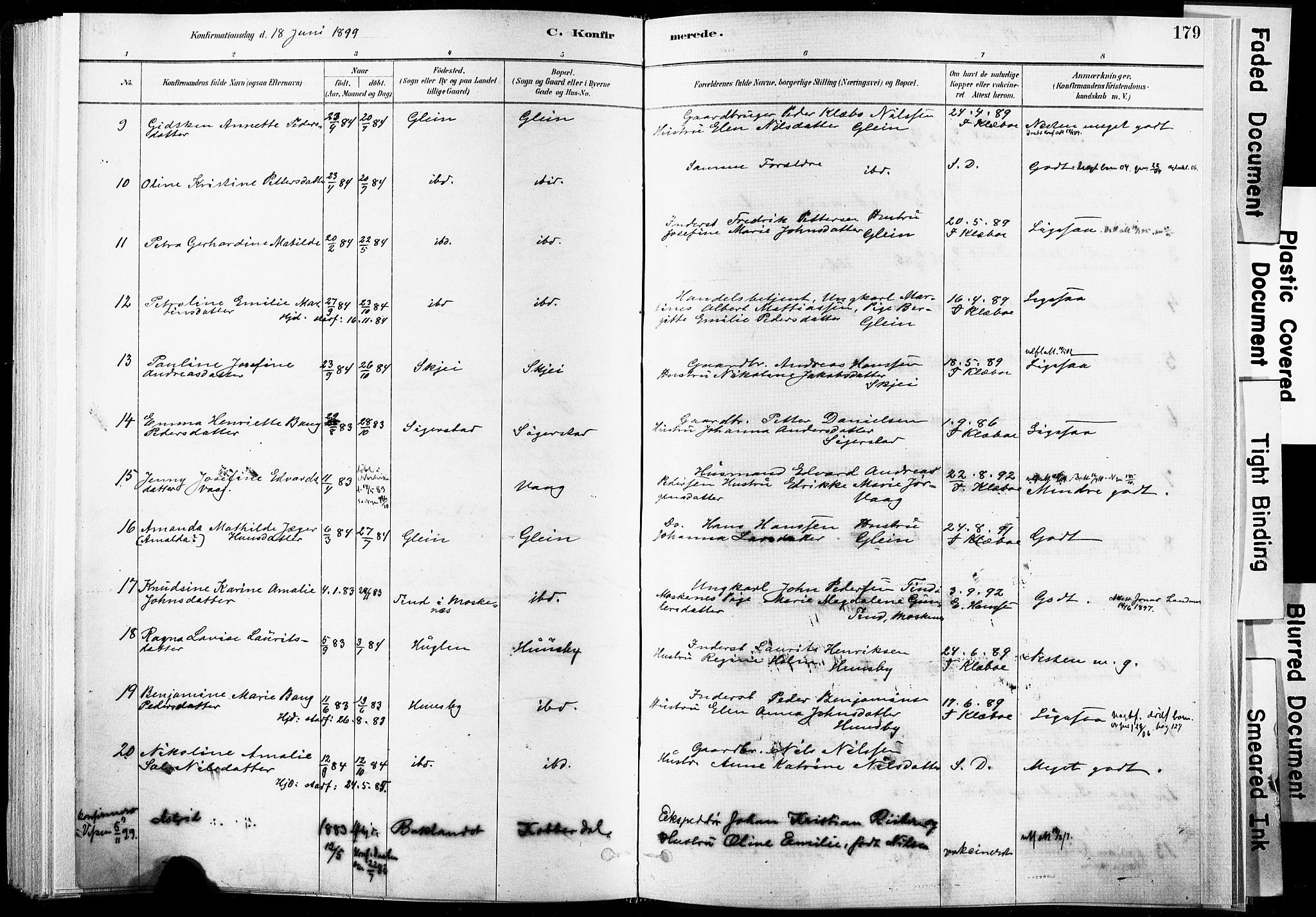 Ministerialprotokoller, klokkerbøker og fødselsregistre - Nordland, AV/SAT-A-1459/835/L0525: Parish register (official) no. 835A03I, 1881-1910, p. 179