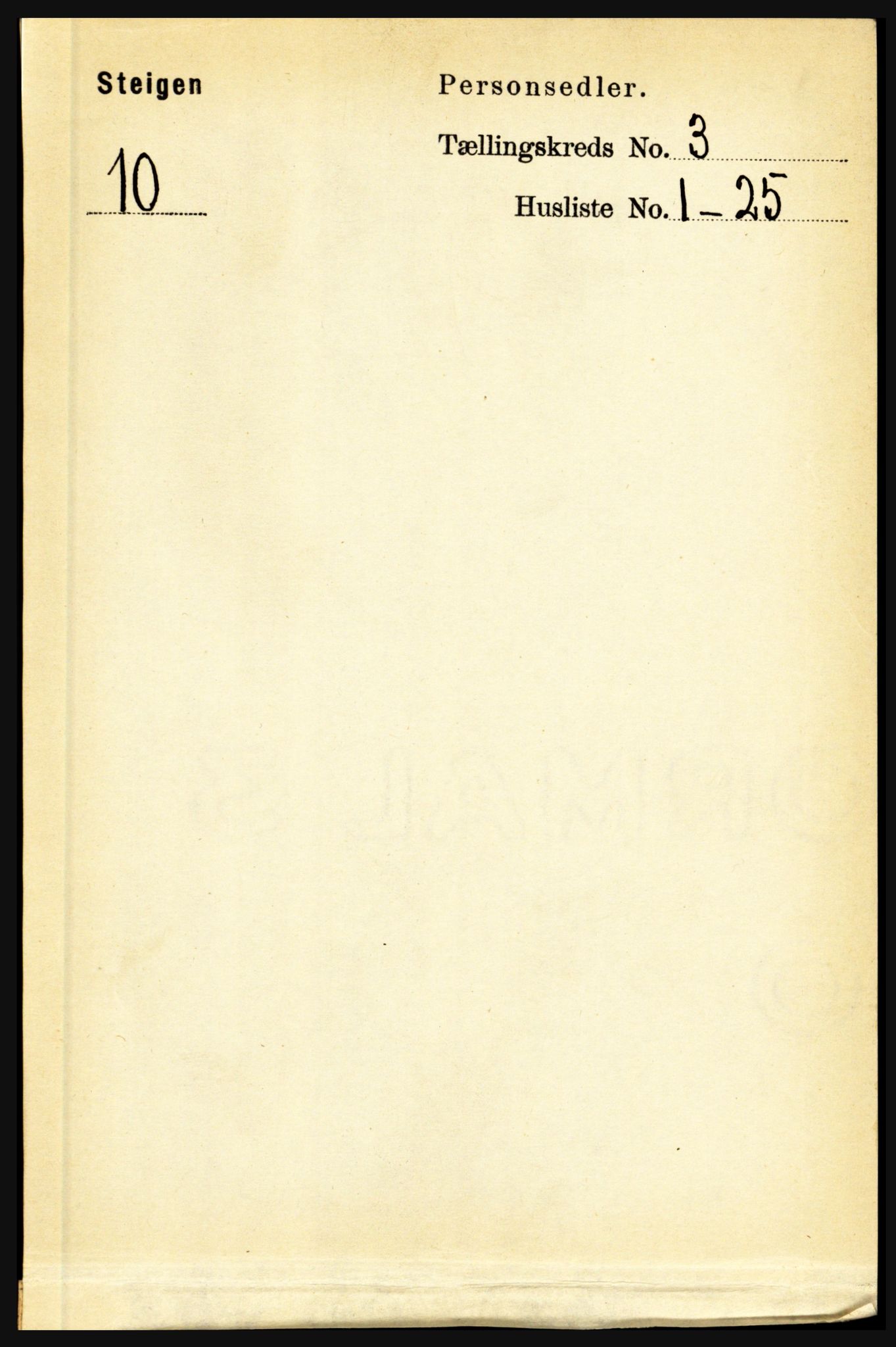 RA, 1891 census for 1848 Steigen, 1891, p. 935