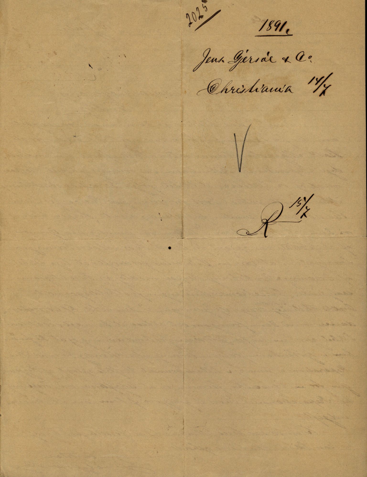 Pa 63 - Østlandske skibsassuranceforening, VEMU/A-1079/G/Ga/L0028/0005: Havaridokumenter / Tjømø, Magnolia, Caroline, Olaf, Stjernen, 1892, p. 73