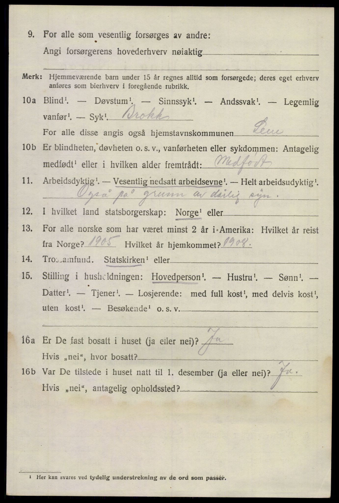 SAKO, 1920 census for Sem, 1920, p. 7560