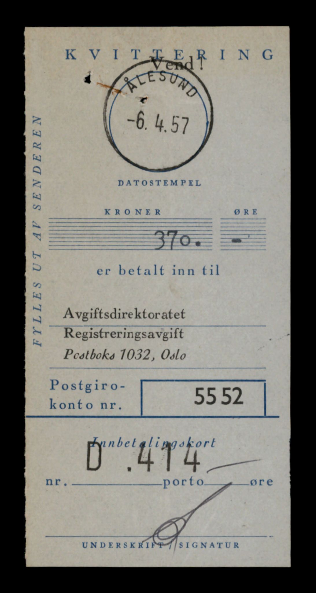 Møre og Romsdal vegkontor - Ålesund trafikkstasjon, SAT/A-4099/F/Fe/L0013: Registreringskort for kjøretøy T 1451 - T 1564, 1927-1998, p. 605