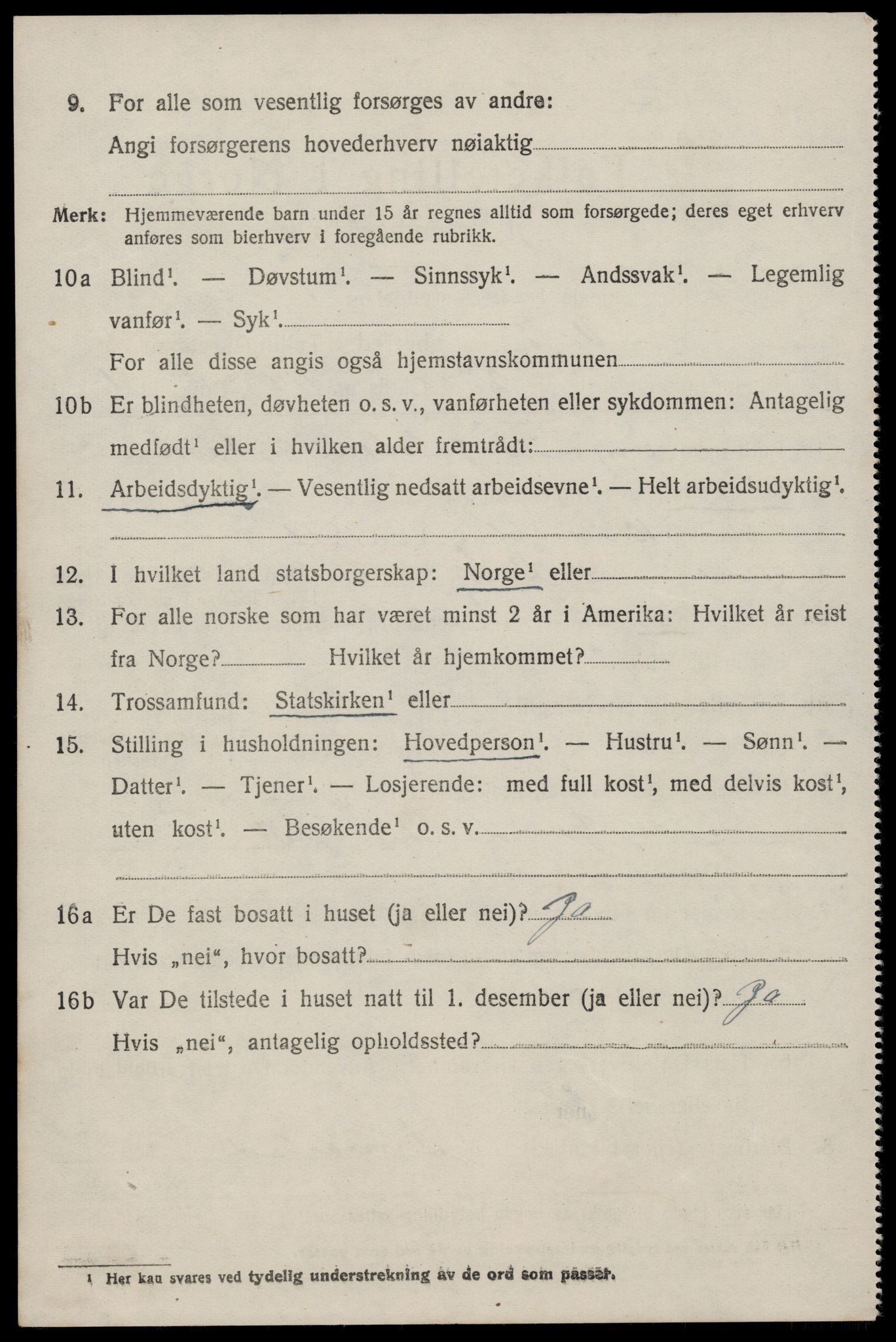 SAST, 1920 census for Vats, 1920, p. 1460