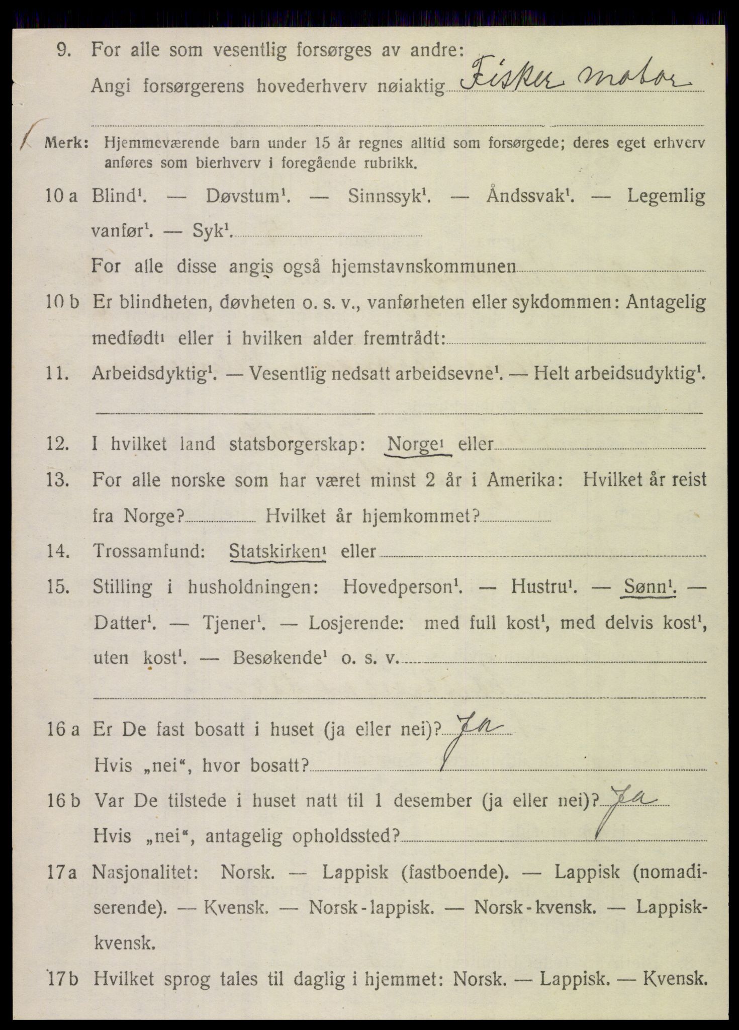 SAT, 1920 census for Herøy, 1920, p. 1311