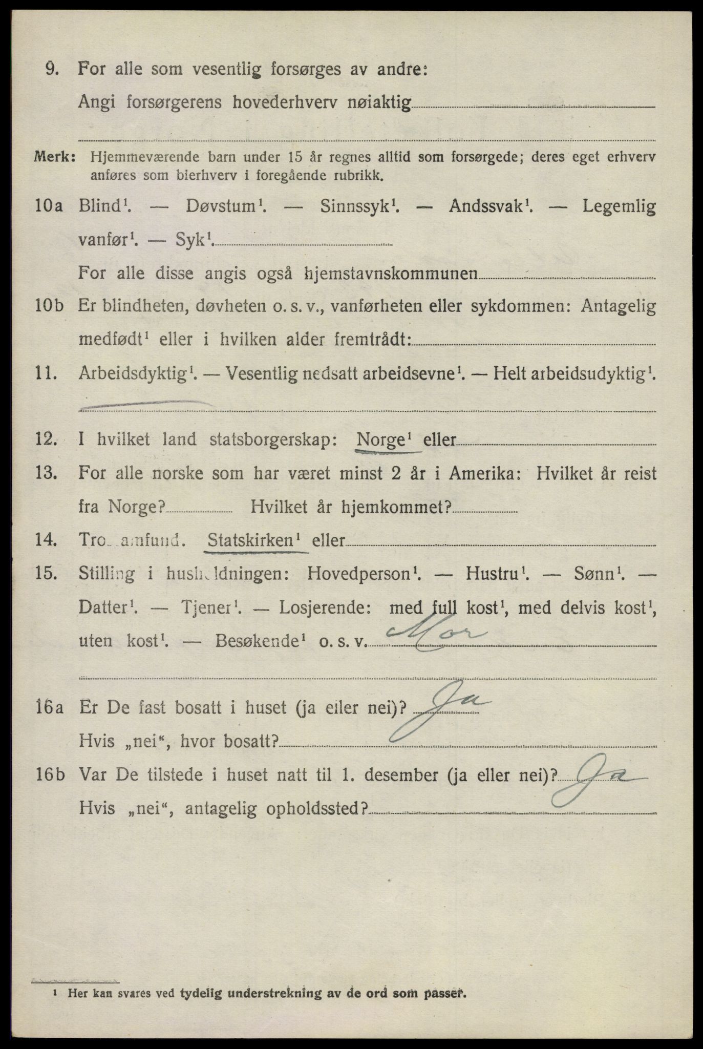 SAO, 1920 census for Ullensaker, 1920, p. 12872