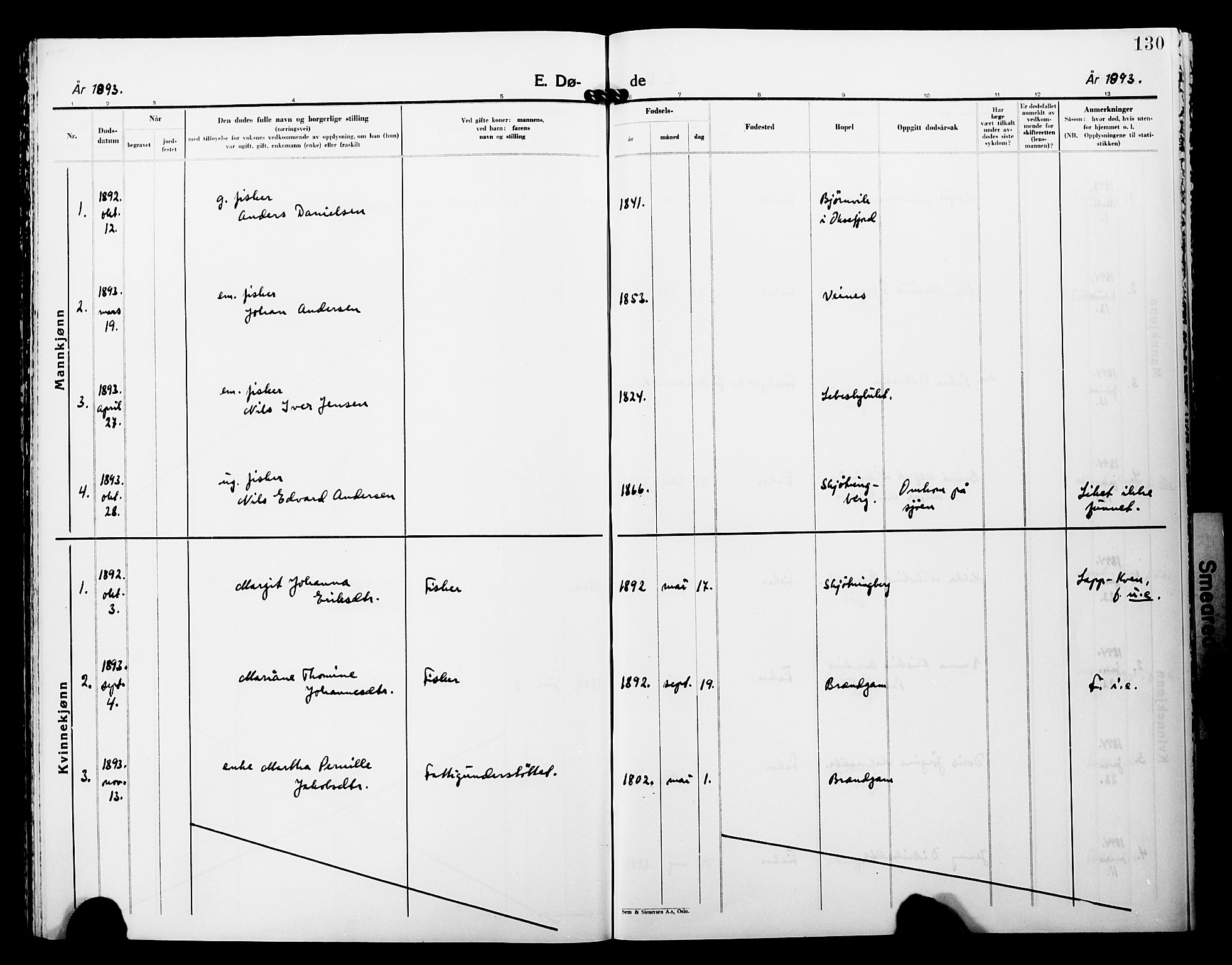 Lebesby sokneprestkontor, SATØ/S-1353/H/Ha/L0005kirke: Parish register (official) no. 5, 1870-1902, p. 130