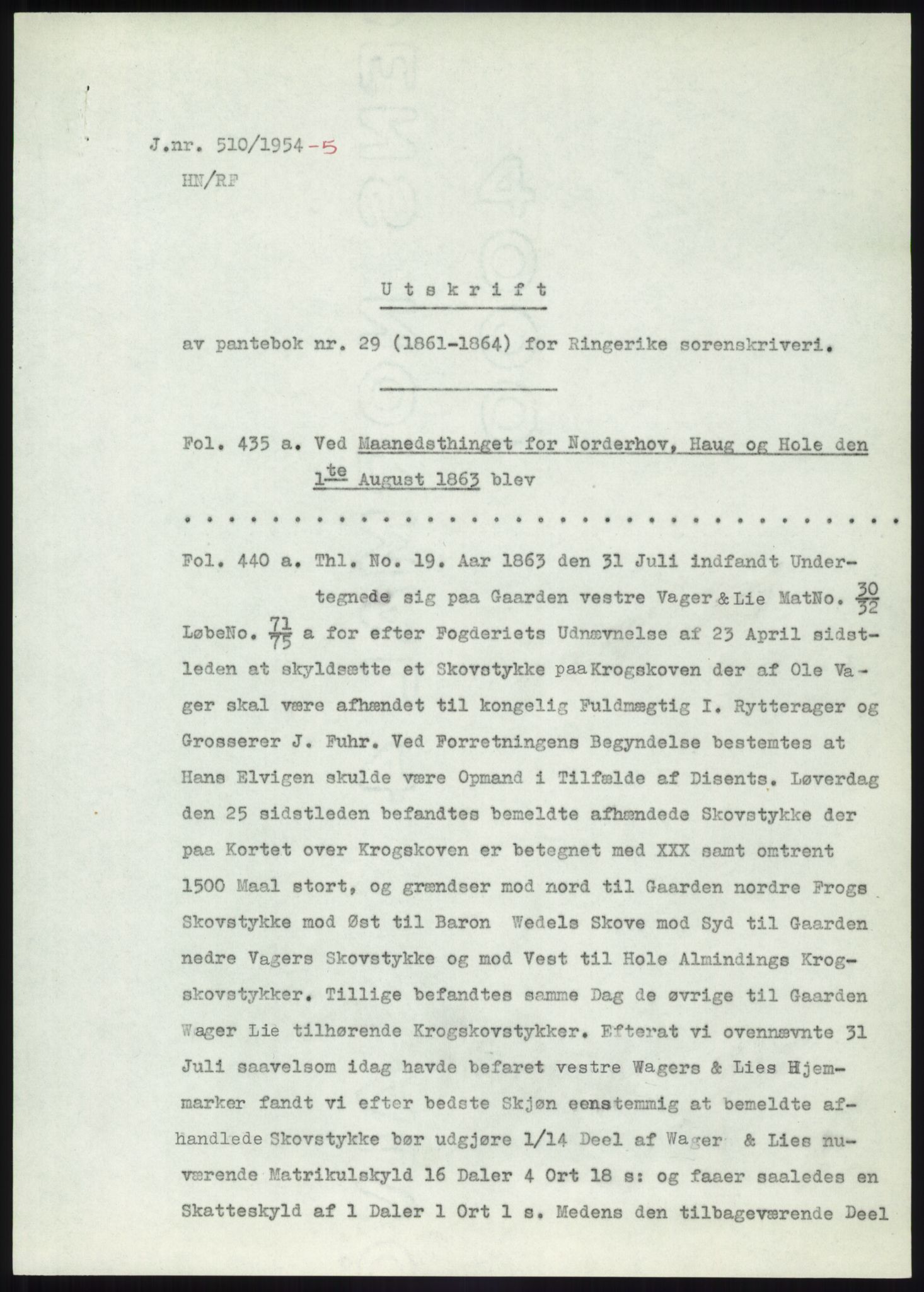 Statsarkivet i Kongsberg, SAKO/A-0001, 1944-1954, p. 121