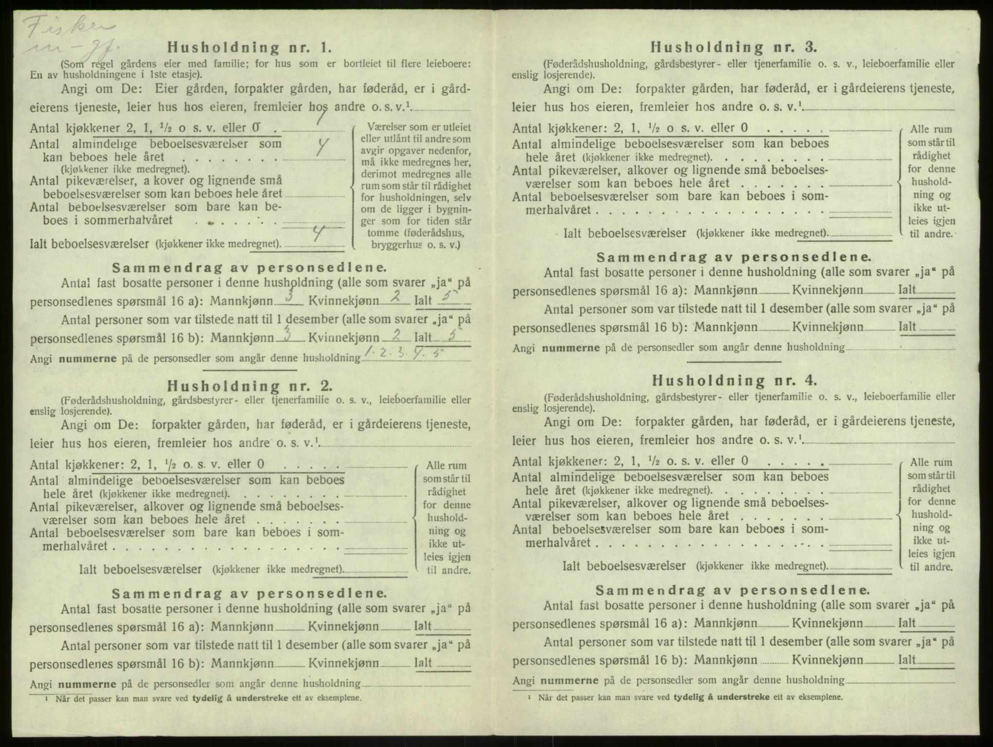 SAB, 1920 census for Kinn, 1920, p. 781