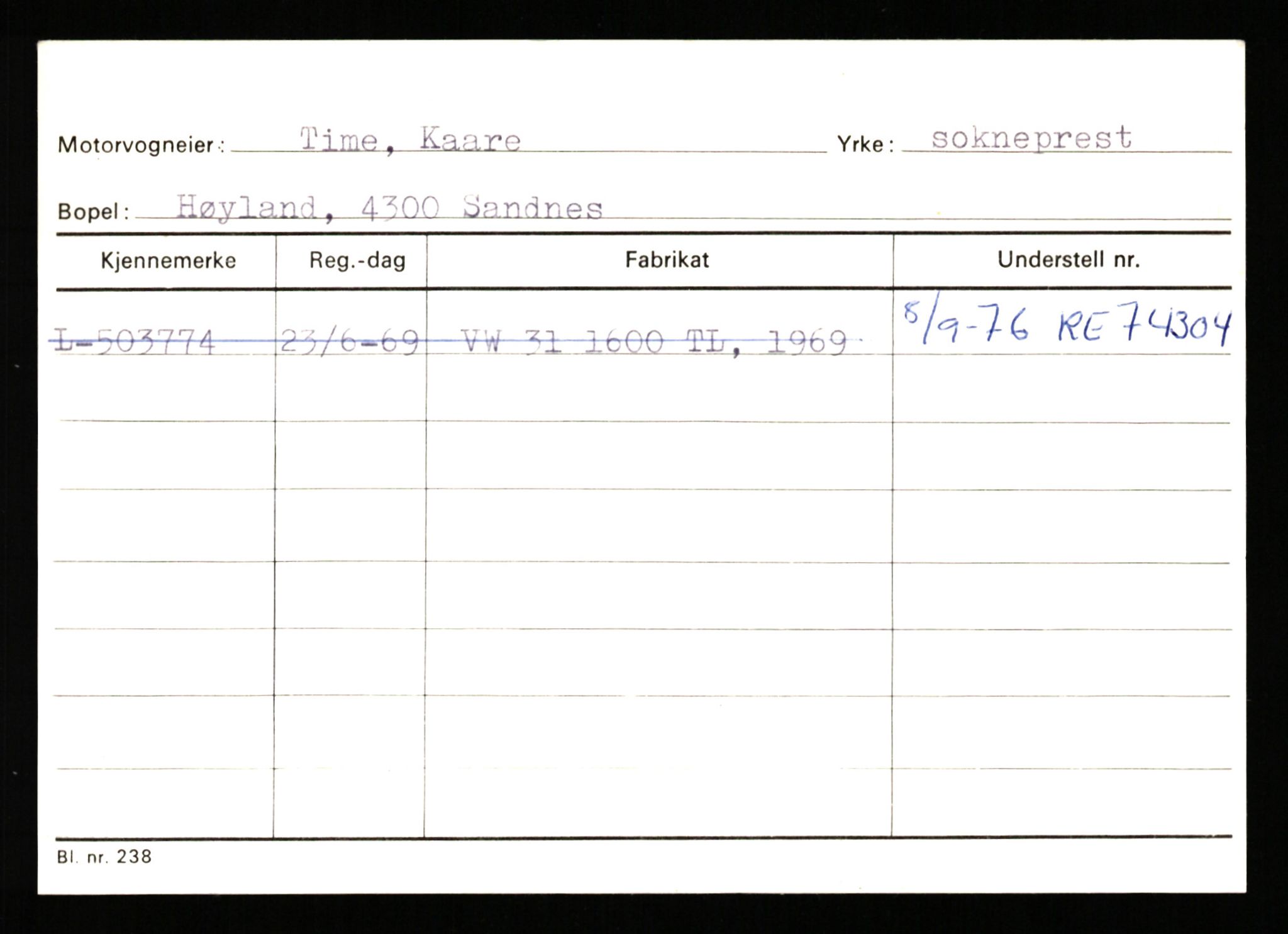 Stavanger trafikkstasjon, SAST/A-101942/0/H/L0038: Sørbø - Tjeltveit, 1930-1971, p. 2545