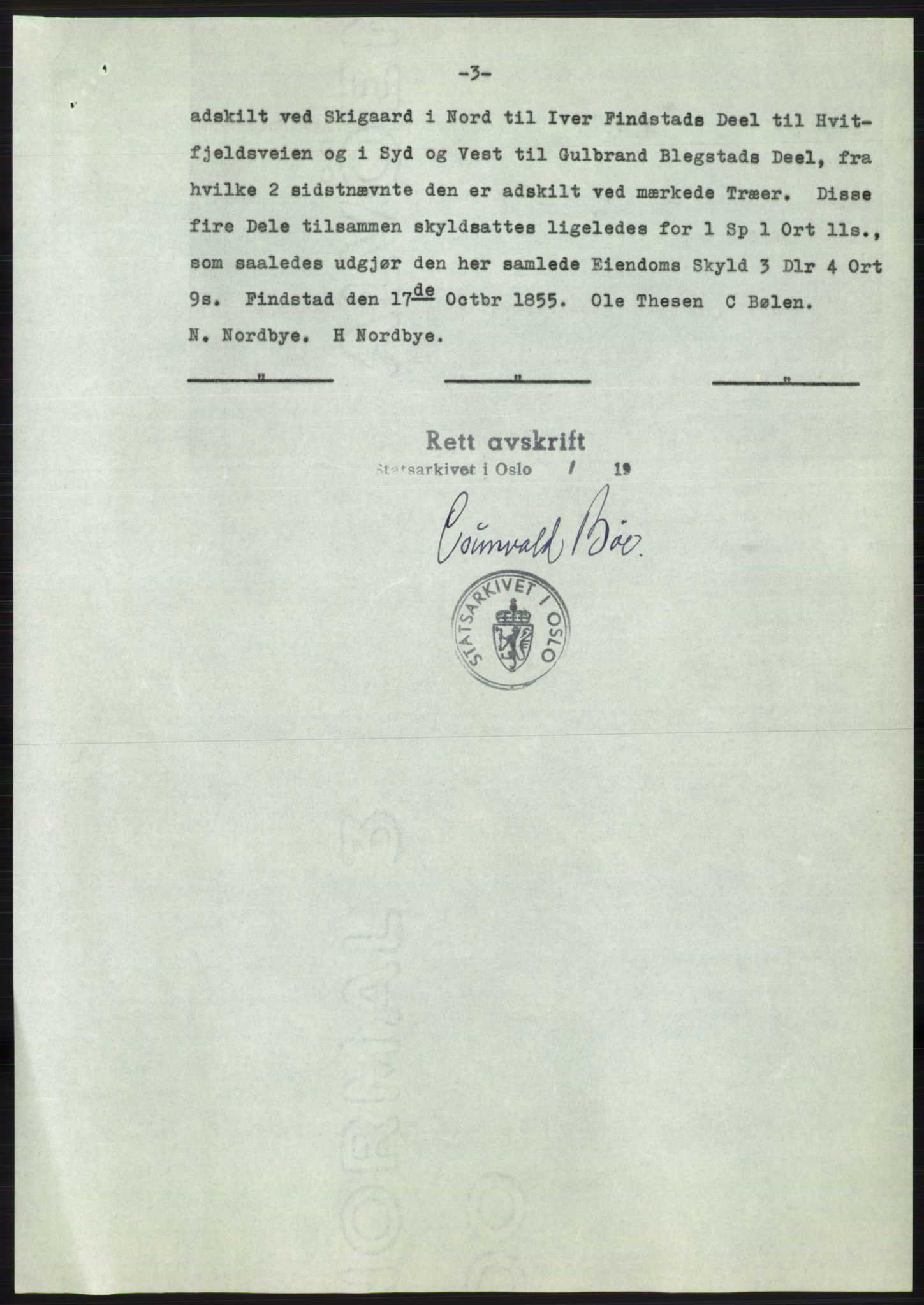 Statsarkivet i Oslo, AV/SAO-A-10621/Z/Zd/L0014: Avskrifter, j.nr 1101-1809/1961, 1961, p. 231