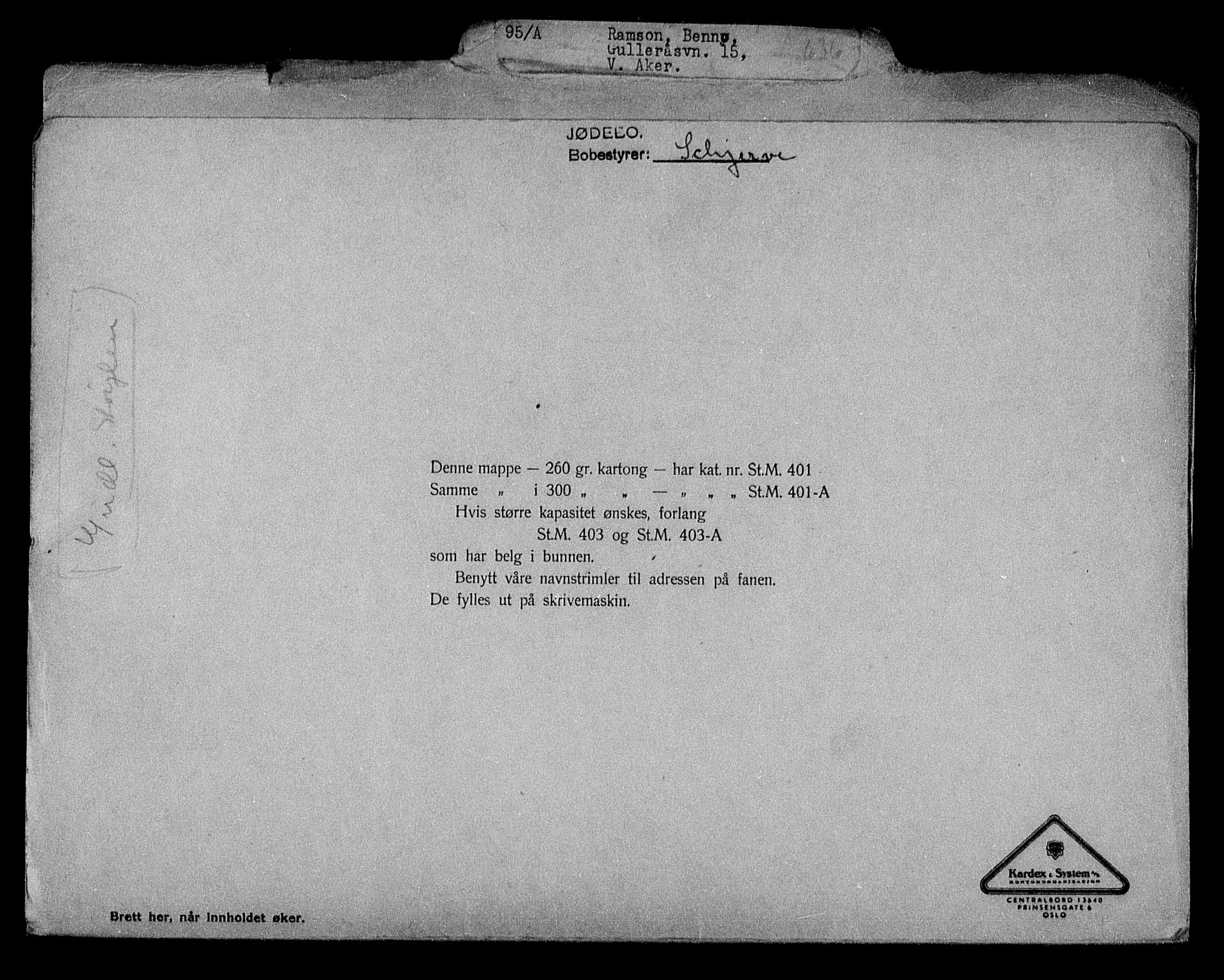Justisdepartementet, Tilbakeføringskontoret for inndratte formuer, AV/RA-S-1564/H/Hc/Hcc/L0971: --, 1945-1947, p. 538