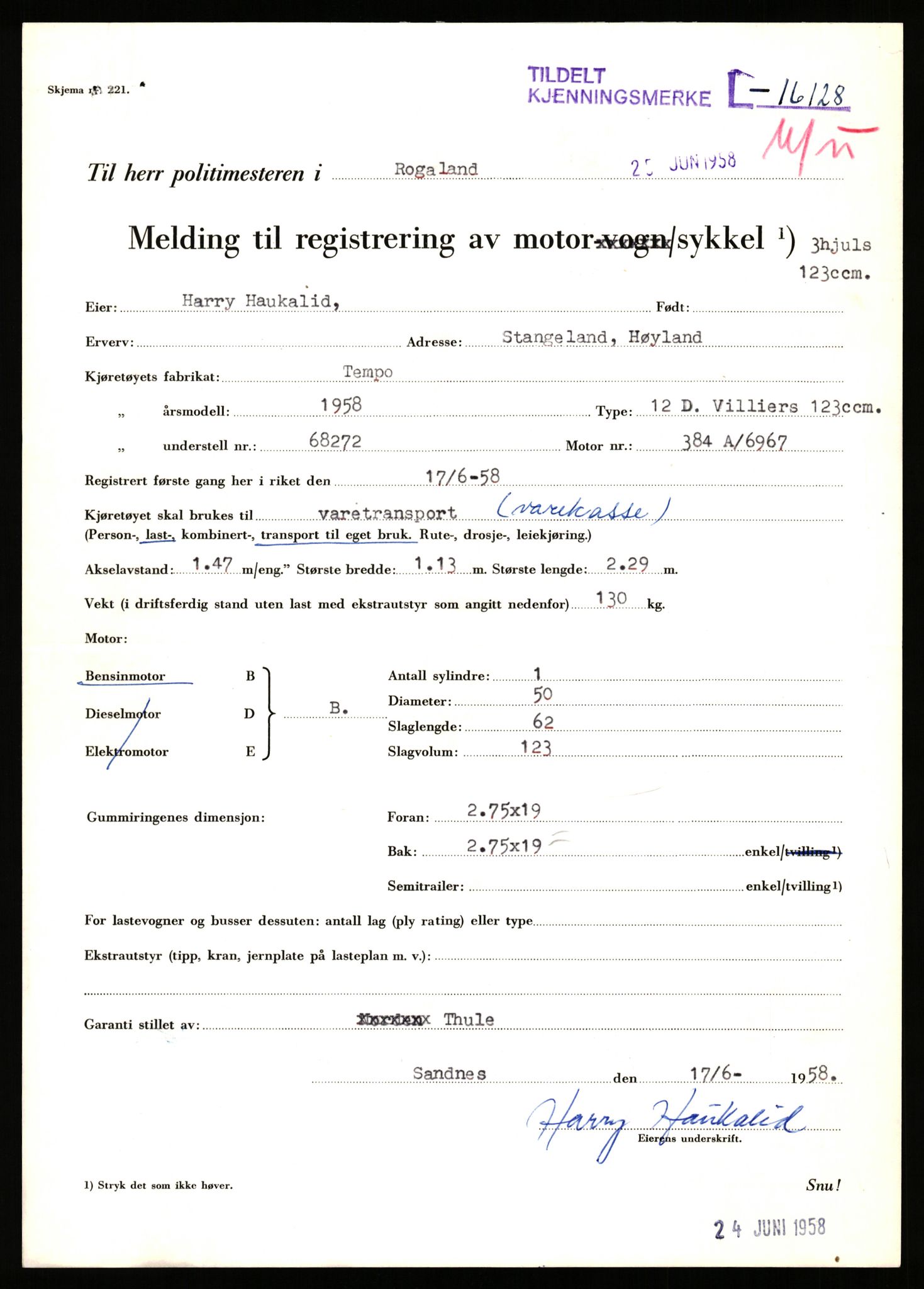 Stavanger trafikkstasjon, AV/SAST-A-101942/0/F/L0029: L-15700 - L-16299, 1930-1971, p. 1437