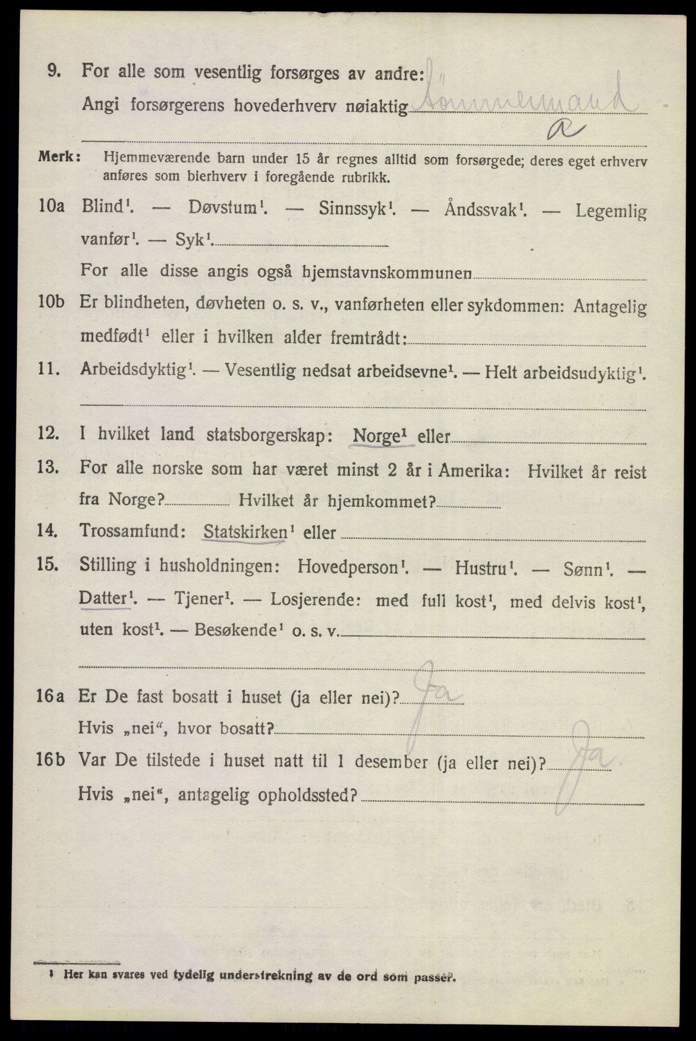 SAKO, 1920 census for Norderhov, 1920, p. 24911