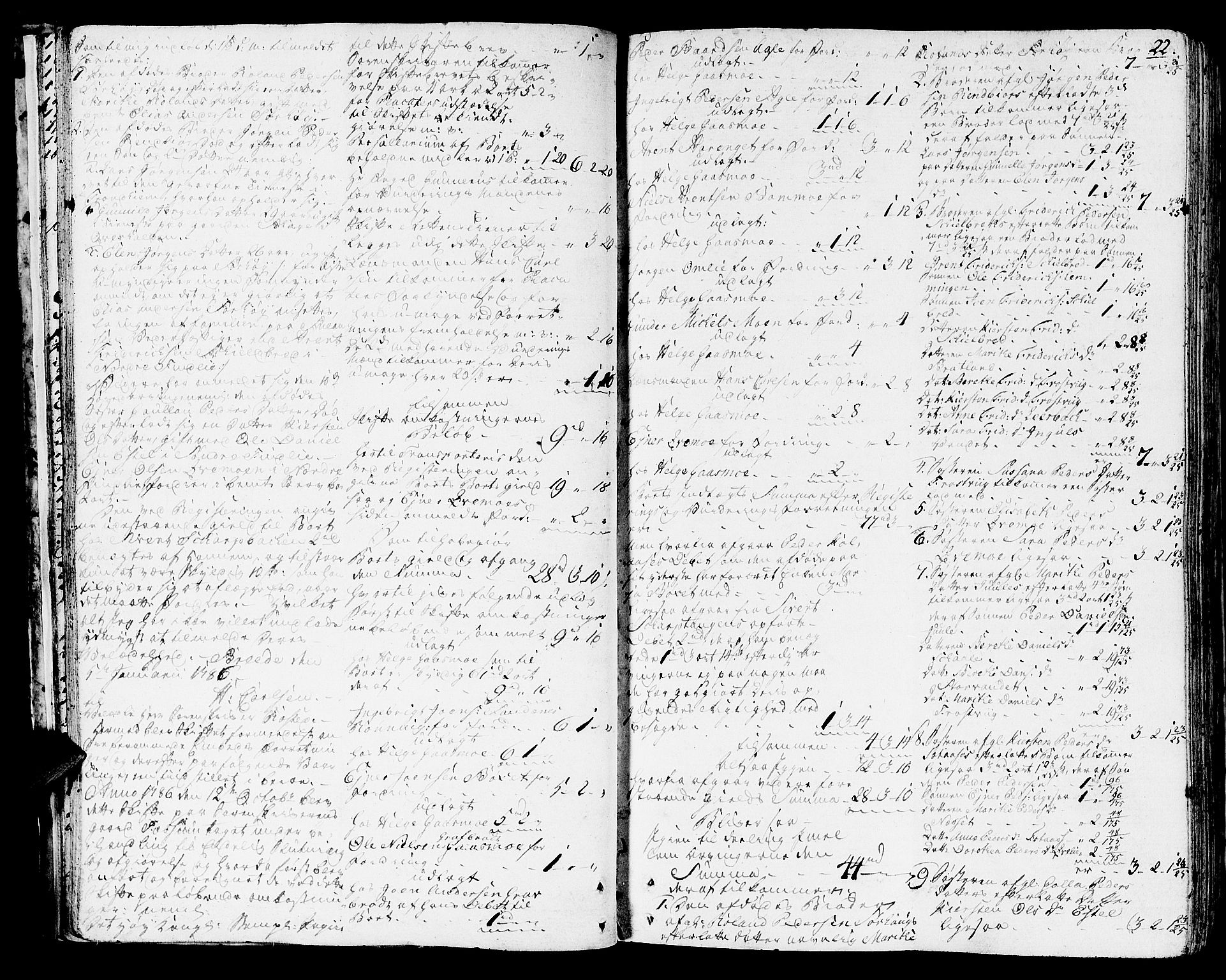 Inderøy sorenskriveri, AV/SAT-A-4147/1/3/3A/L0014: Skifteprotokoll, 1785-1796, p. 21b-22a