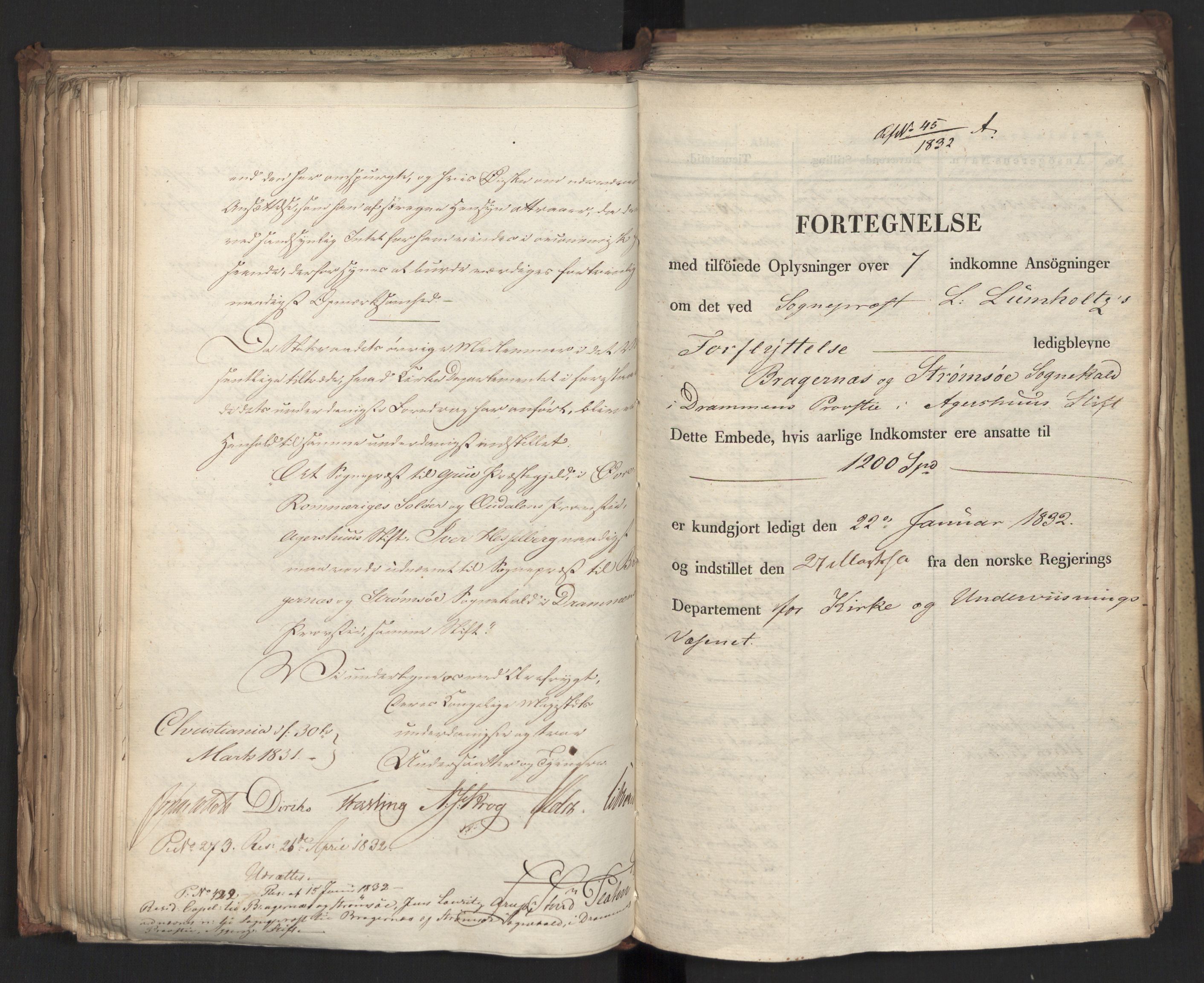 Statsrådsavdelingen i Stockholm, AV/RA-S-1003/D/Da/L0077: Regjeringsinnstillinger nr. 2100-2259, 1832, p. 225