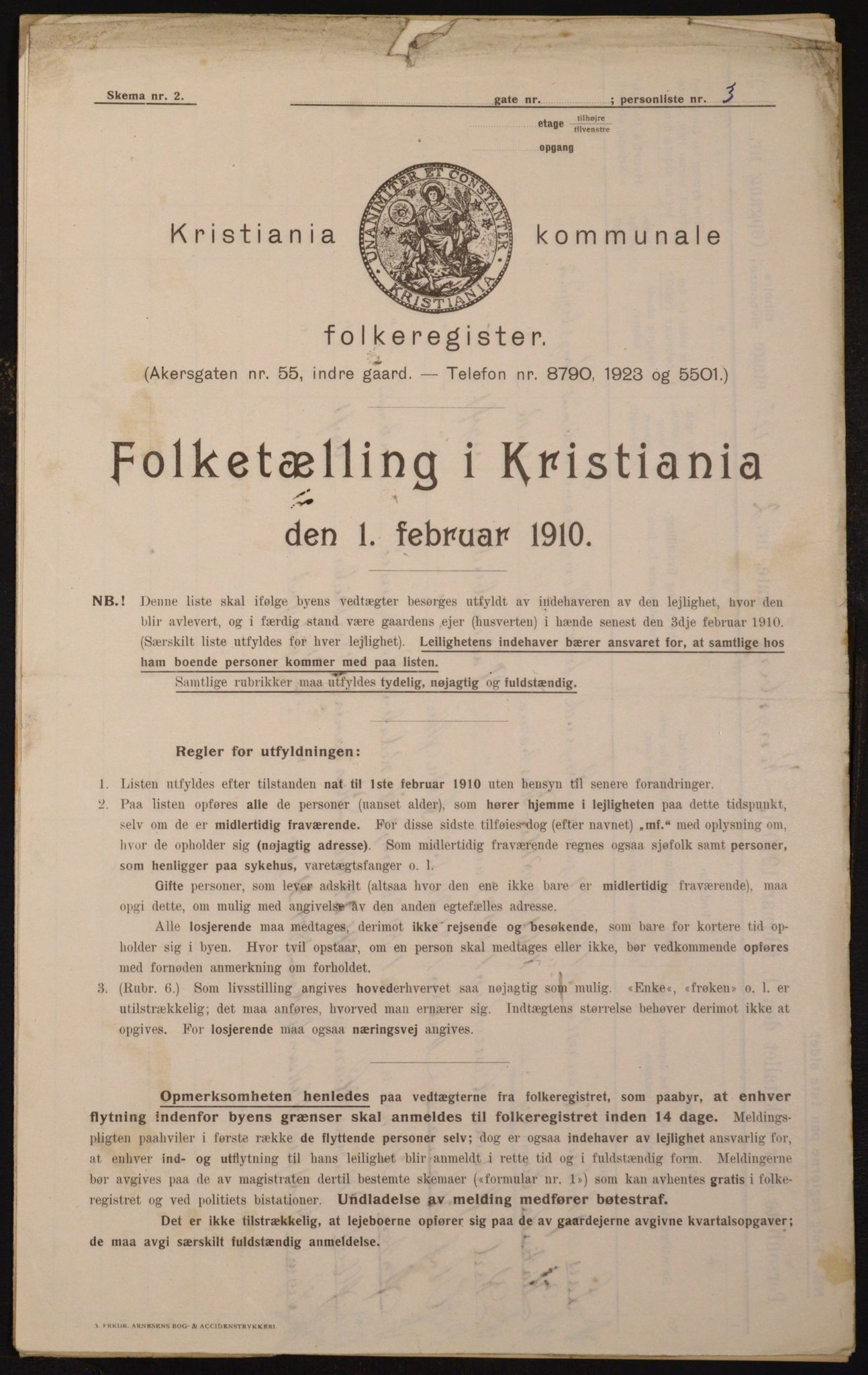 OBA, Municipal Census 1910 for Kristiania, 1910, p. 51212