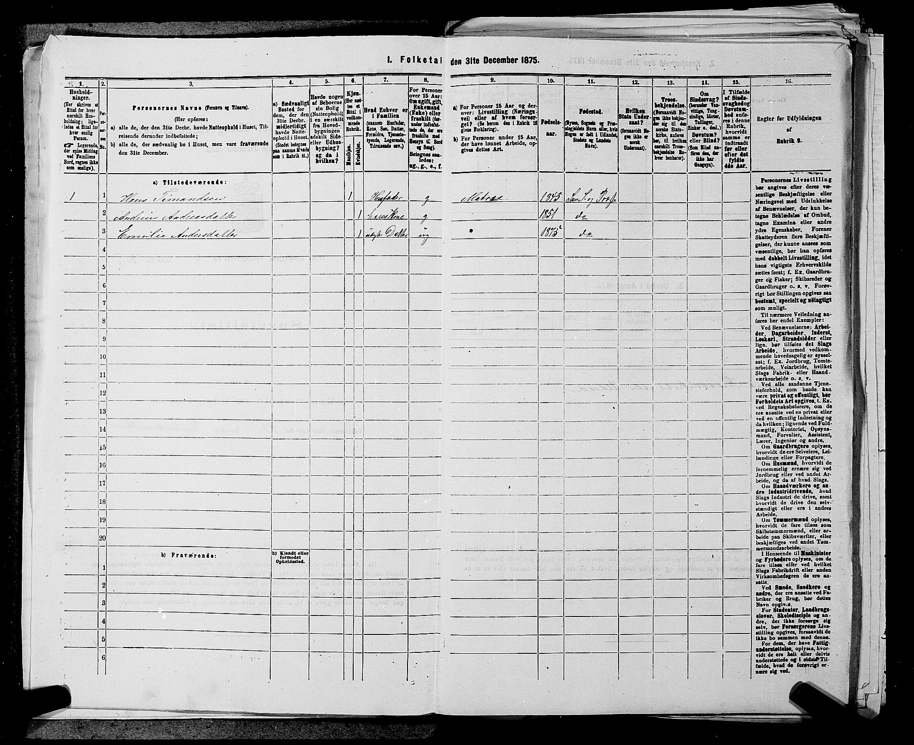 SAKO, 1875 census for 0721P Sem, 1875, p. 237