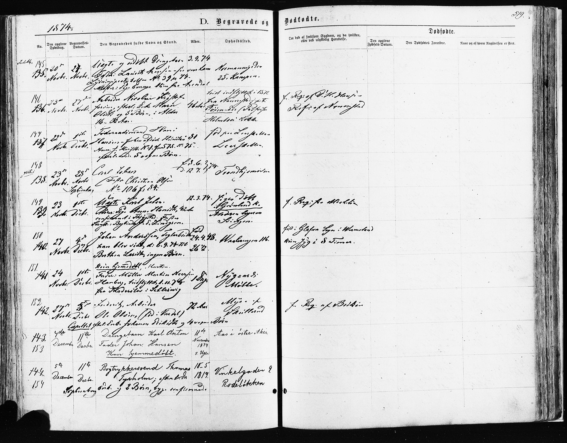 Østre Aker prestekontor Kirkebøker, SAO/A-10840/F/Fa/L0003: Parish register (official) no. I 3, 1869-1875, p. 519