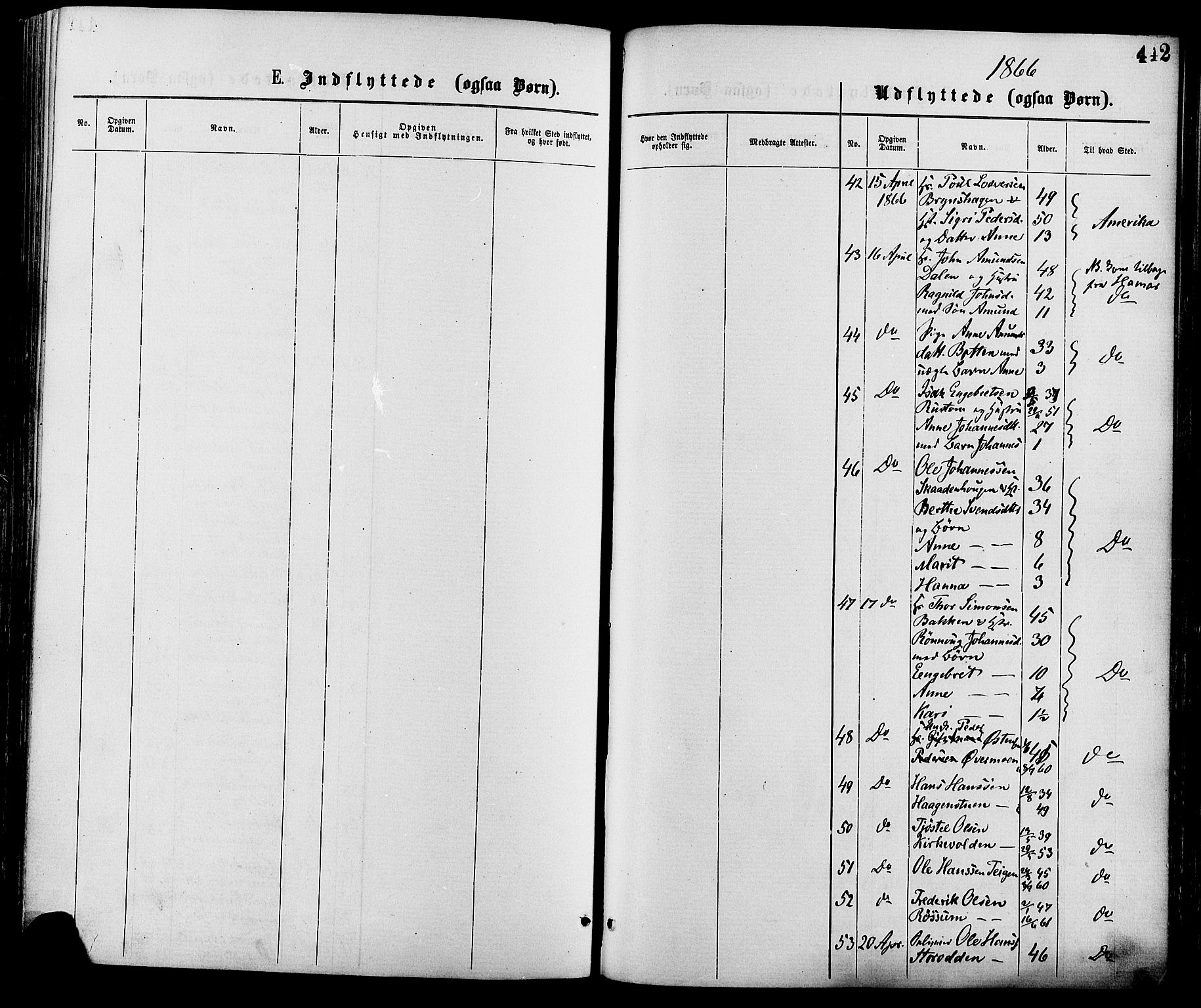 Nord-Fron prestekontor, AV/SAH-PREST-080/H/Ha/Haa/L0002: Parish register (official) no. 2, 1865-1883, p. 442