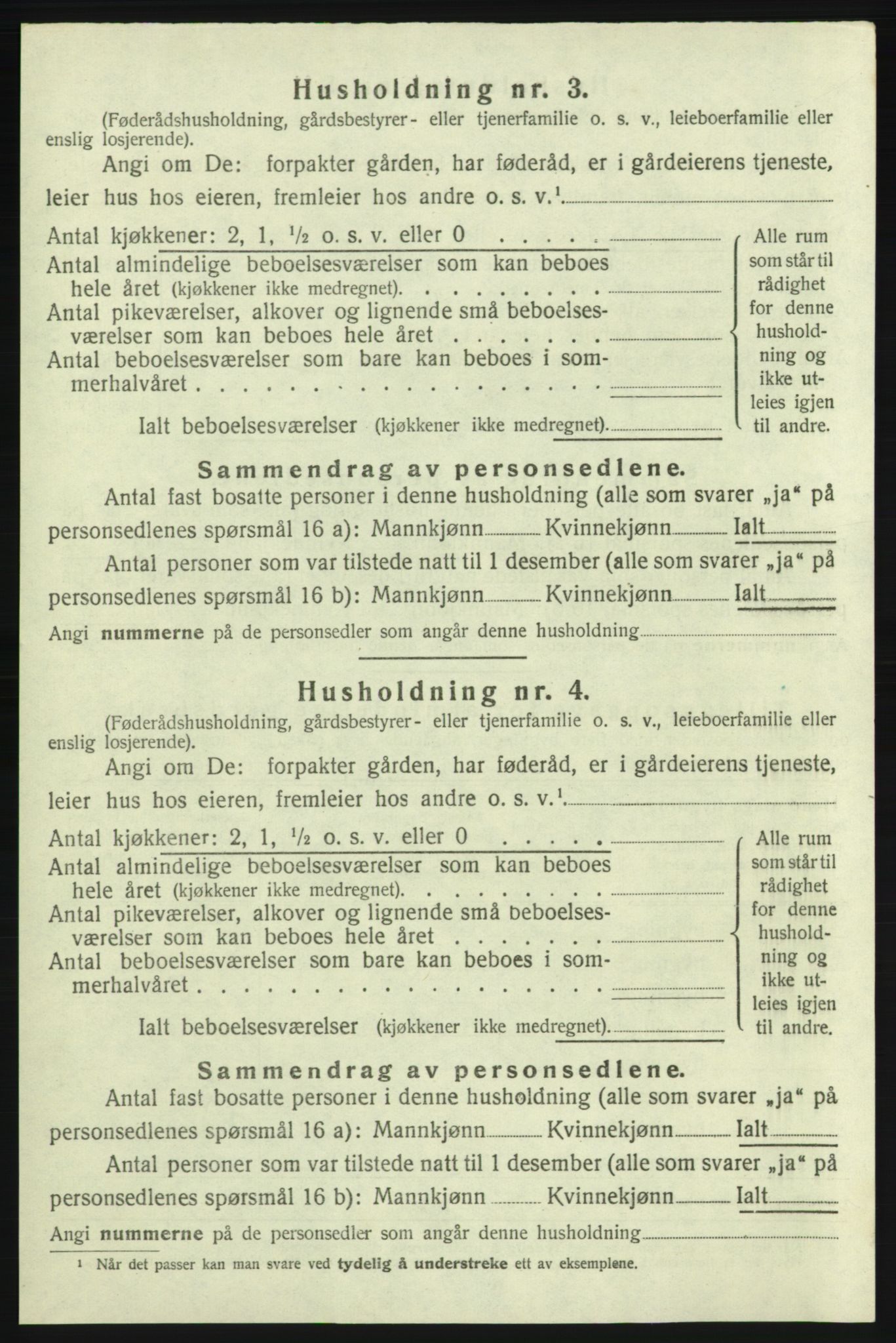 SAB, 1920 census for Skånevik, 1920, p. 820