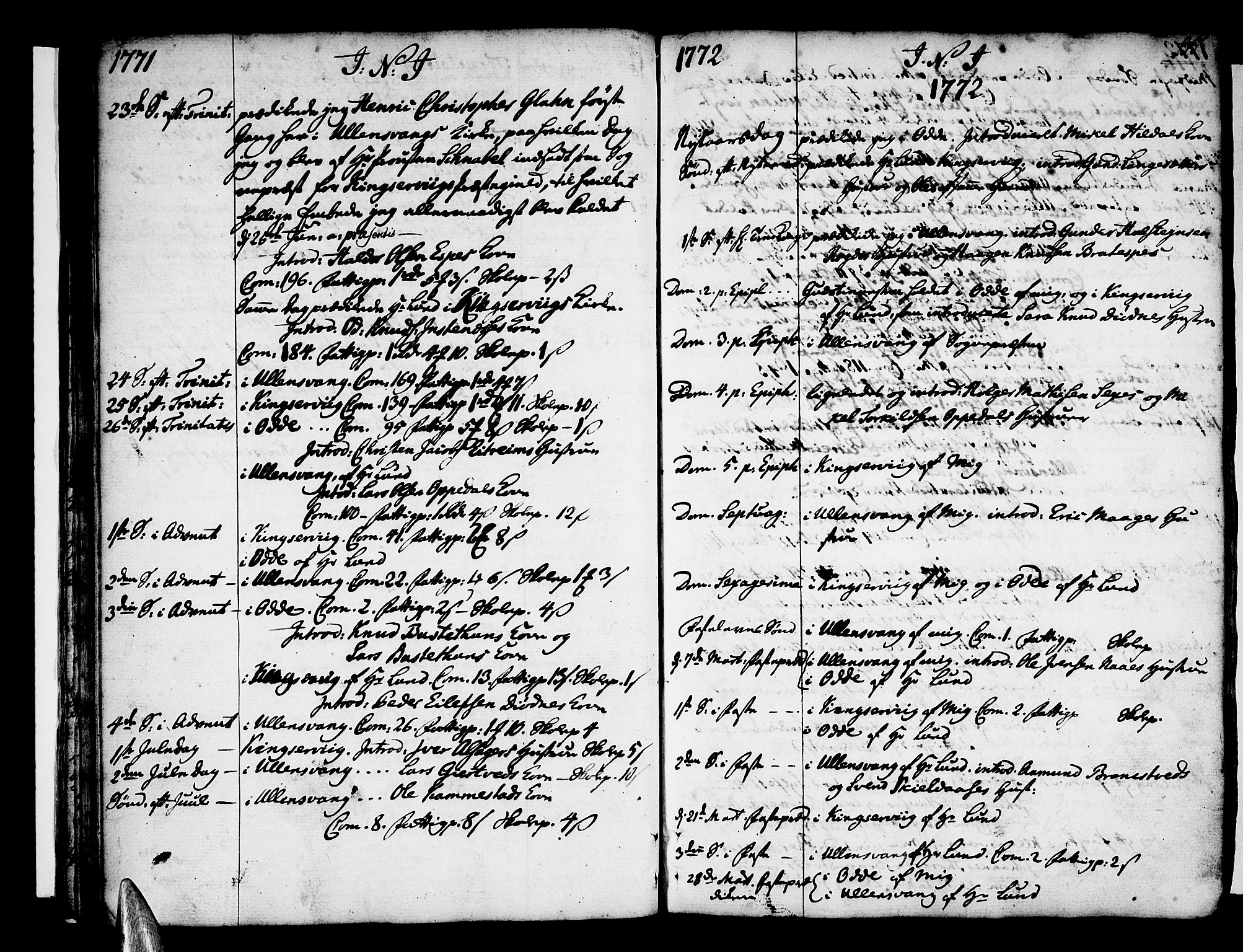 Ullensvang sokneprestembete, AV/SAB-A-78701/H/Haa: Parish register (official) no. A 6 /1, 1758-1788, p. 35