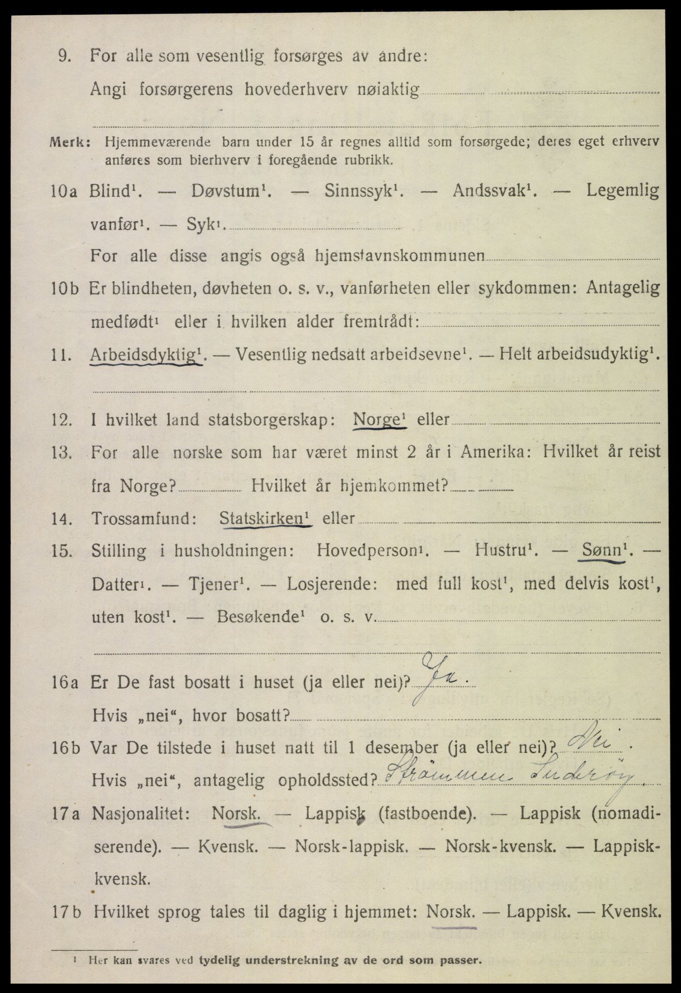 SAT, 1920 census for Inderøy, 1920, p. 5080