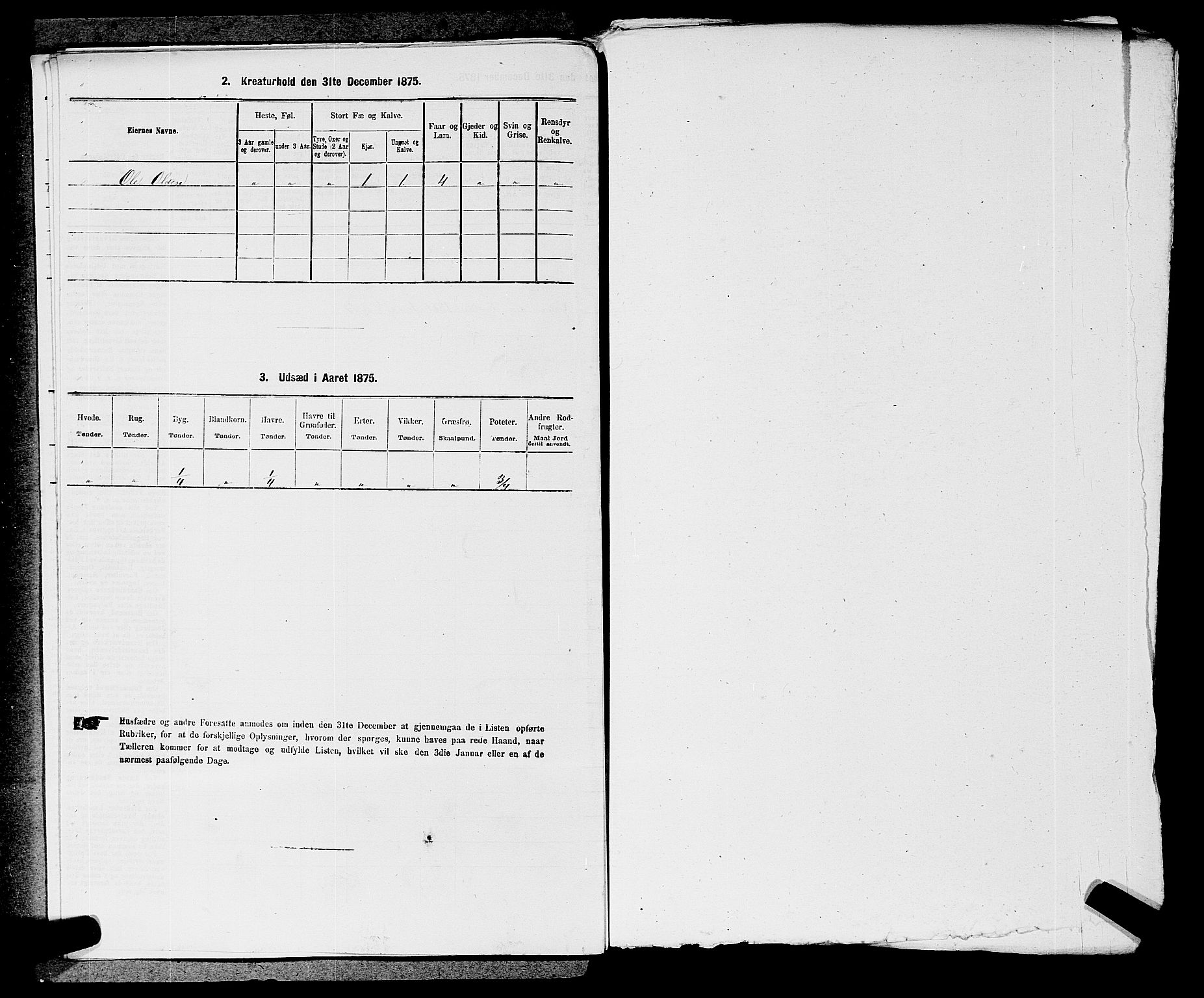 SAKO, 1875 census for 0631P Flesberg, 1875, p. 479