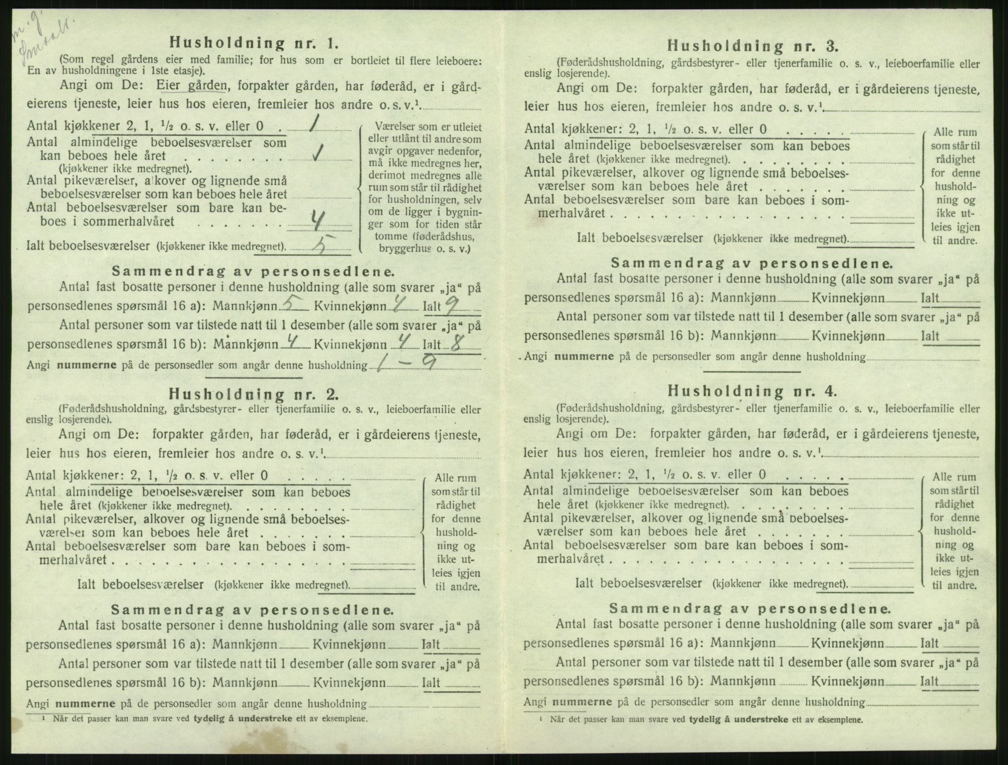 SAT, 1920 census for Leirfjord, 1920, p. 510