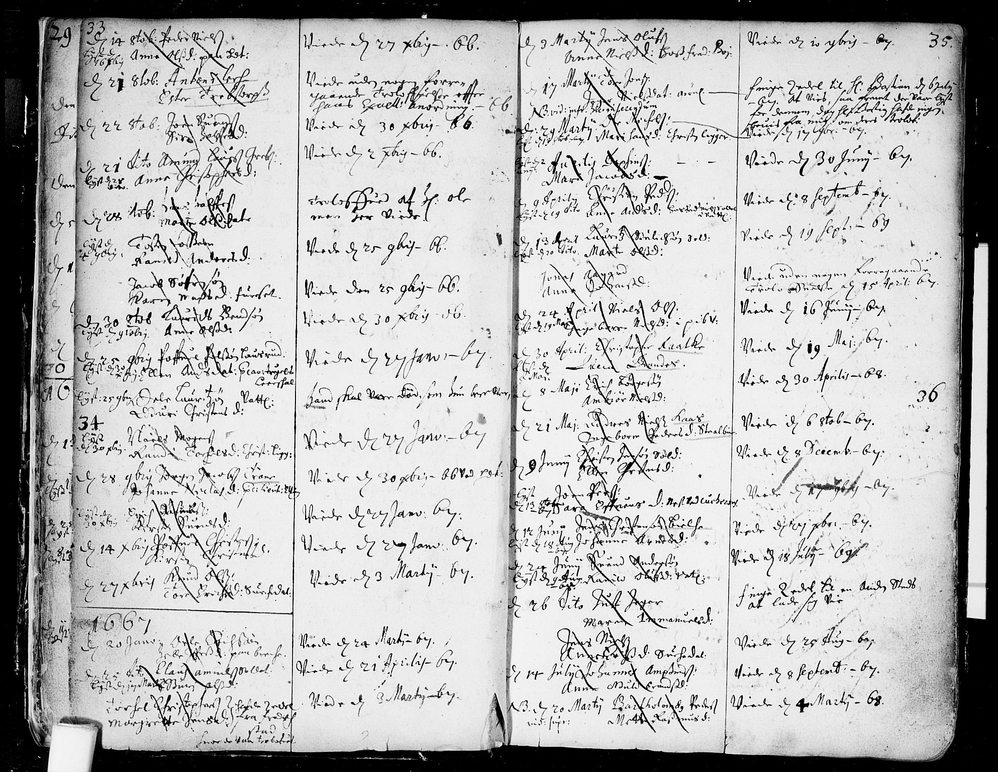 Aker prestekontor kirkebøker, SAO/A-10861/F/L0001: Parish register (official) no. 1, 1656-1688