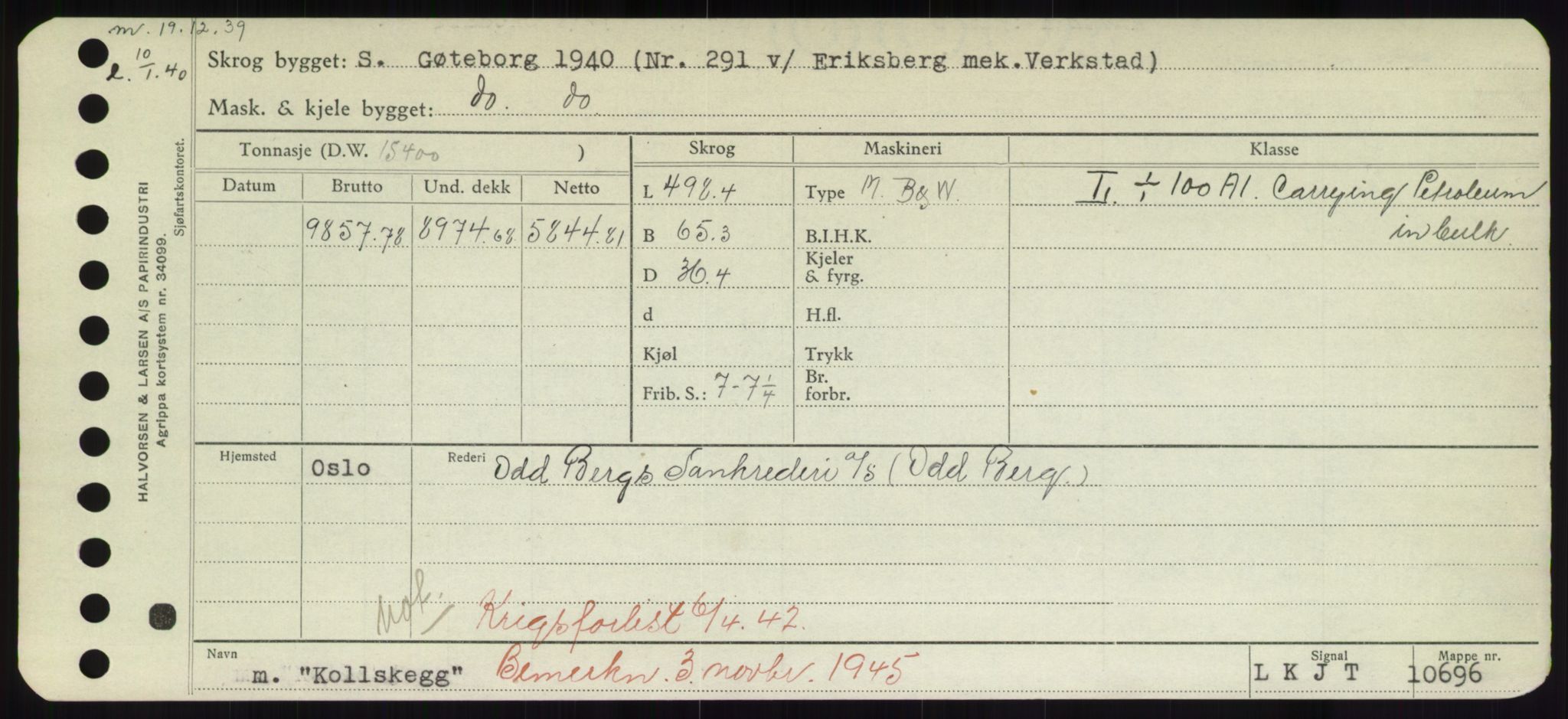 Sjøfartsdirektoratet med forløpere, Skipsmålingen, RA/S-1627/H/Hd/L0020: Fartøy, K-Kon, p. 459