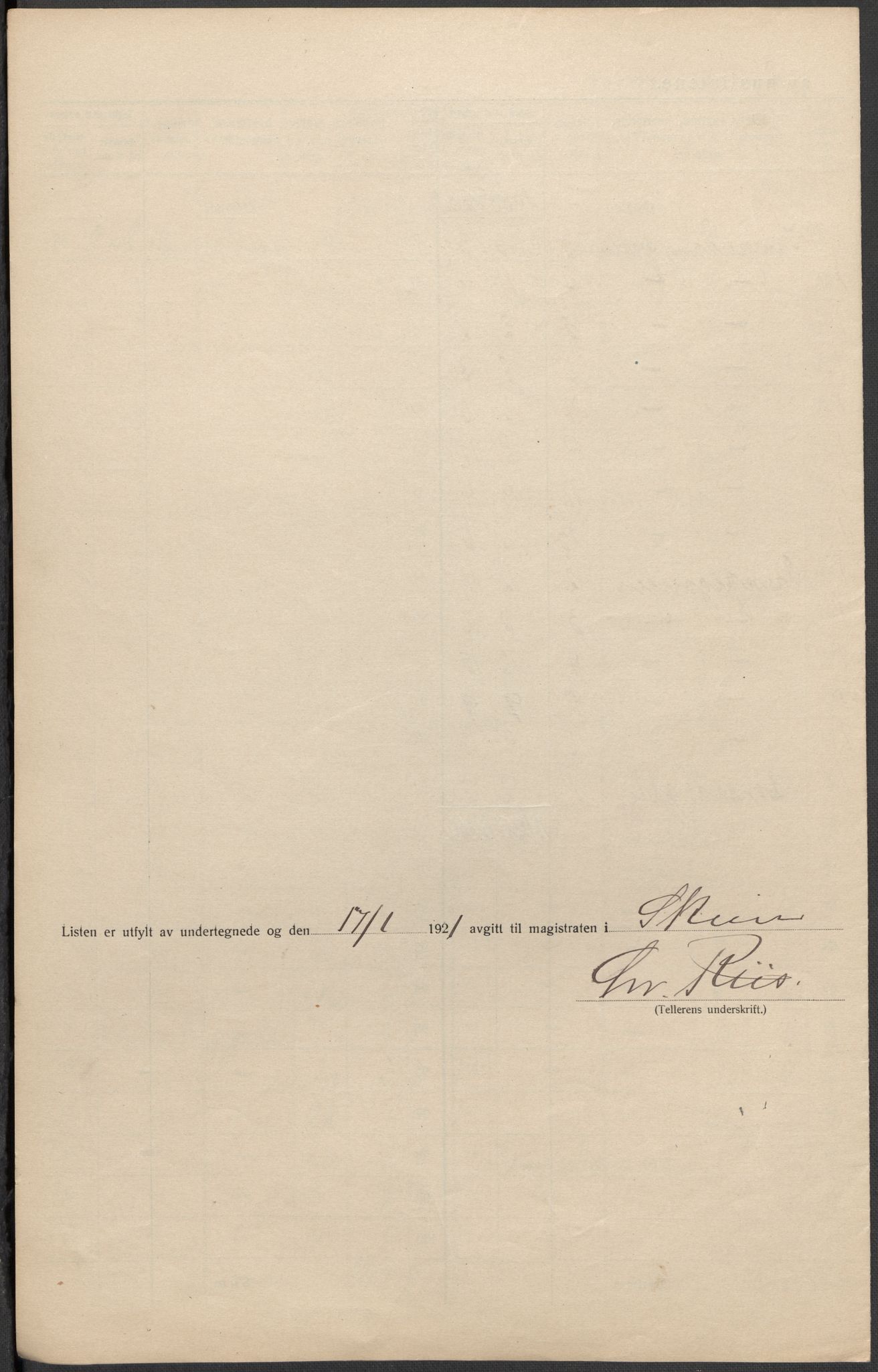 SAKO, 1920 census for Skien, 1920, p. 45